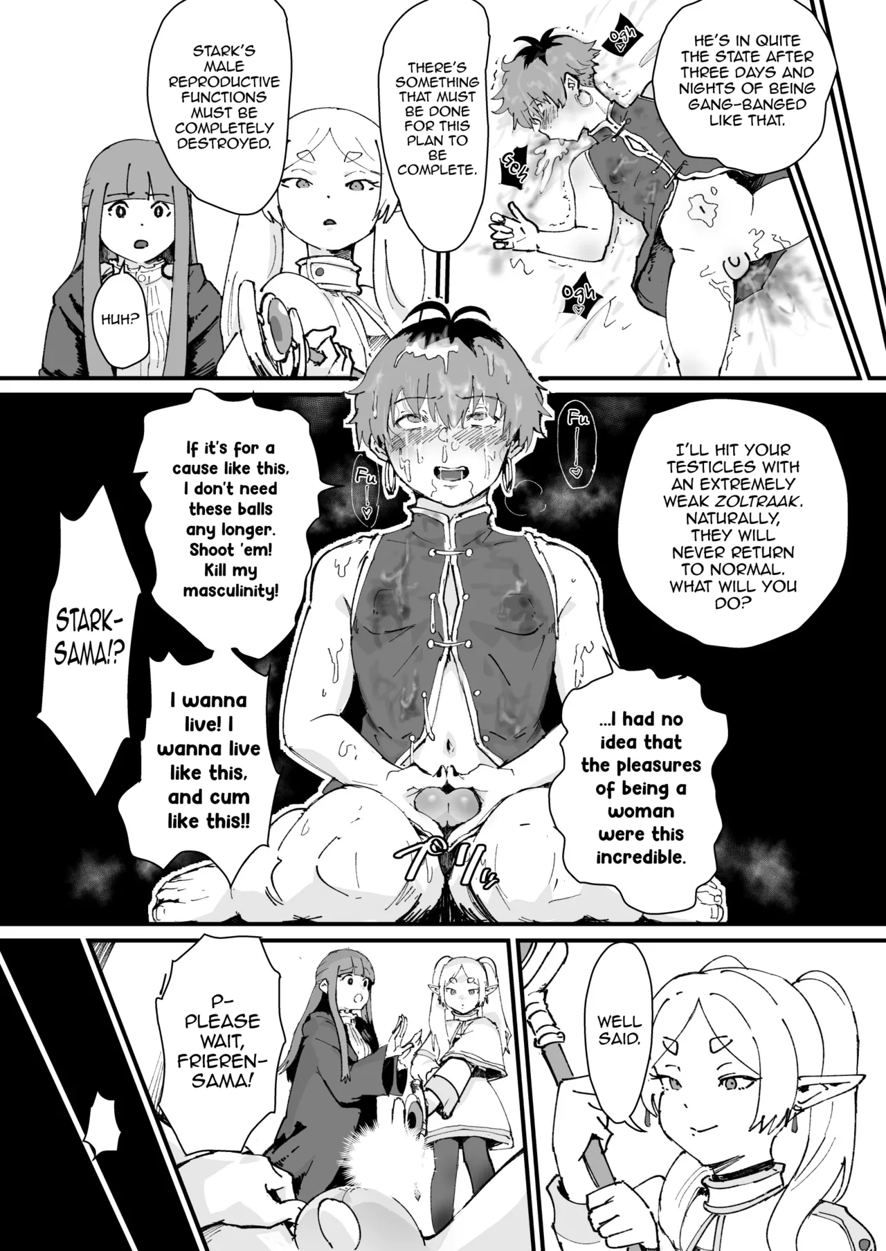 Tama-traak page 17 featuring fern sousou no frieren parody - group masturbation hentai manga - read online free