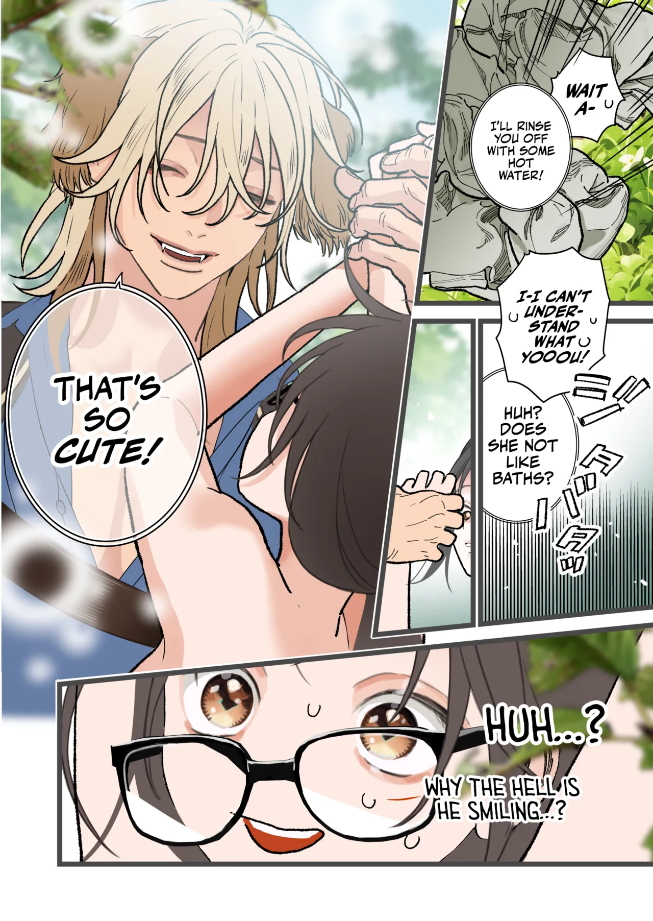 Juujin sekai de Watashi ha Pet page 16 original parody - big breasts mmf threesome hentai manga - read online free