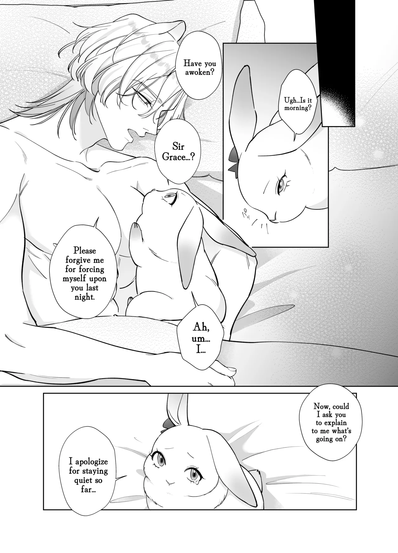 Saikyou Shishi no Hanayome ha Usagi-chan page 17 original parody - kissing big breasts hentai manga - read online free