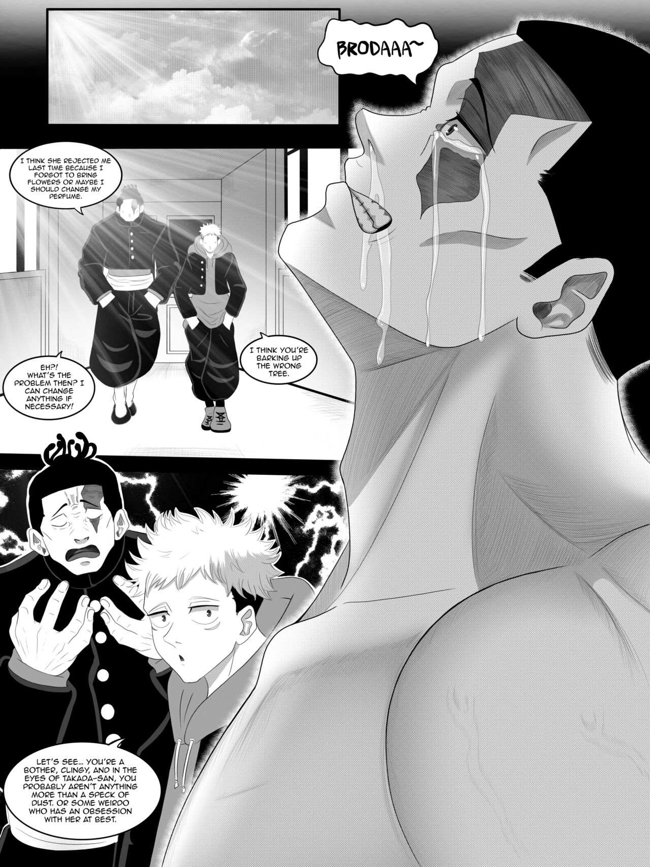 Todo x Takada page 16 featuring yuuji itadori jujutsu kaisen parody - big breasts uncensored hentai manga - read online free