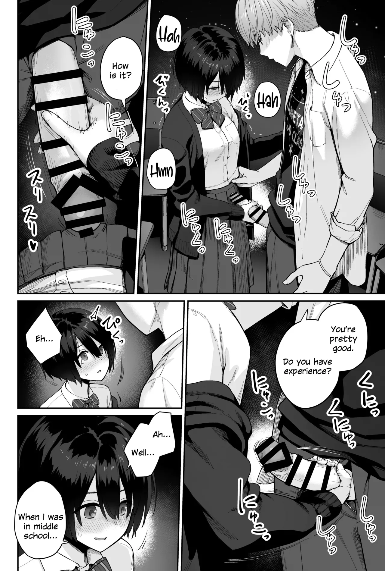 Sora no Hoshi wa Tada no Hikari page 80 original parody - kissing leg lock hentai manga - read online free
