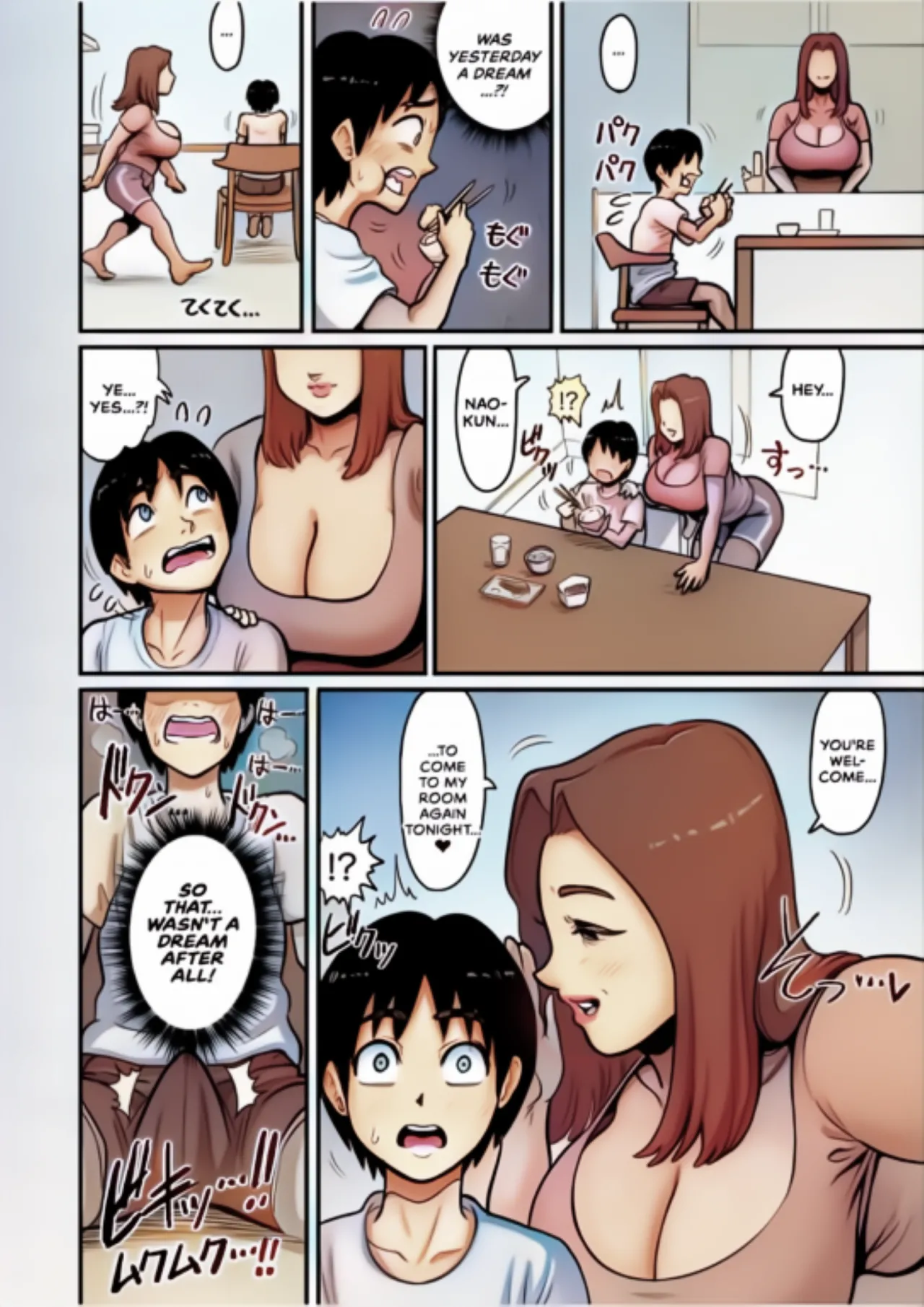 Extremely Busty Aunt Mates With Relative's Kid - Page 19
