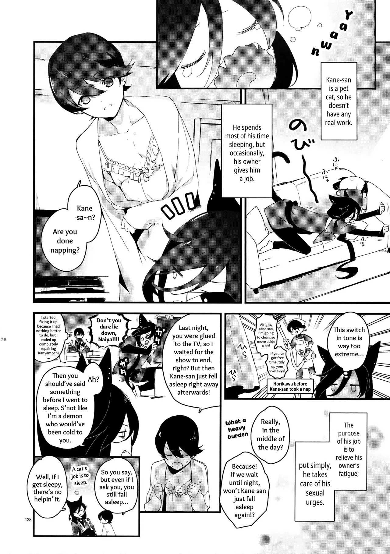 Sairoku | Reprint page 127 featuring horikawa kunihiro touken ranbu parody - onahole catboy hentai manga - read online free