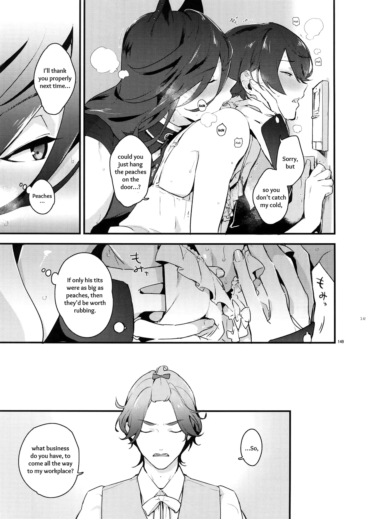 Sairoku | Reprint page 148 featuring horikawa kunihiro touken ranbu parody - onahole catboy hentai manga - read online free