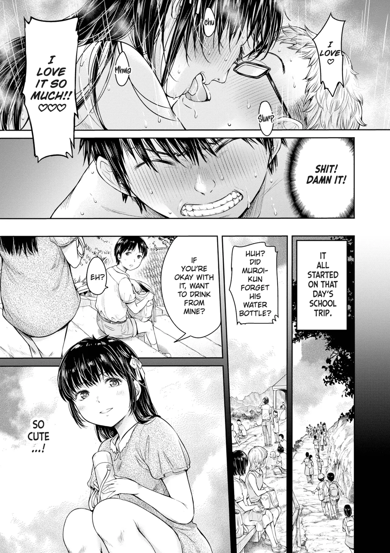 [H9] Kanojo ni Kokuhaku Suru Mae ni Tomodachi ni Nakadashi Sareta... 6 | Before I Could Confess, My Buddy Came Inside of Her... 6 [English][Chalklog]] page 17 - sweating big breasts hentai manga - read online free