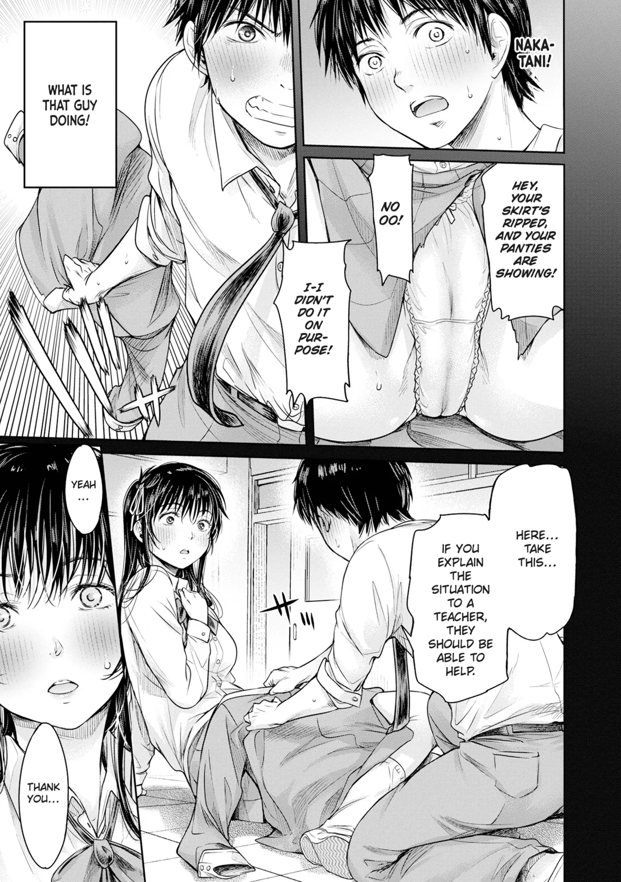 [H9] Kanojo ni Kokuhaku Suru Mae ni Tomodachi ni Nakadashi Sareta... 6 | Before I Could Confess, My Buddy Came Inside of Her... 6 [English][Chalklog]] page 21 - sweating big breasts hentai manga - read online free