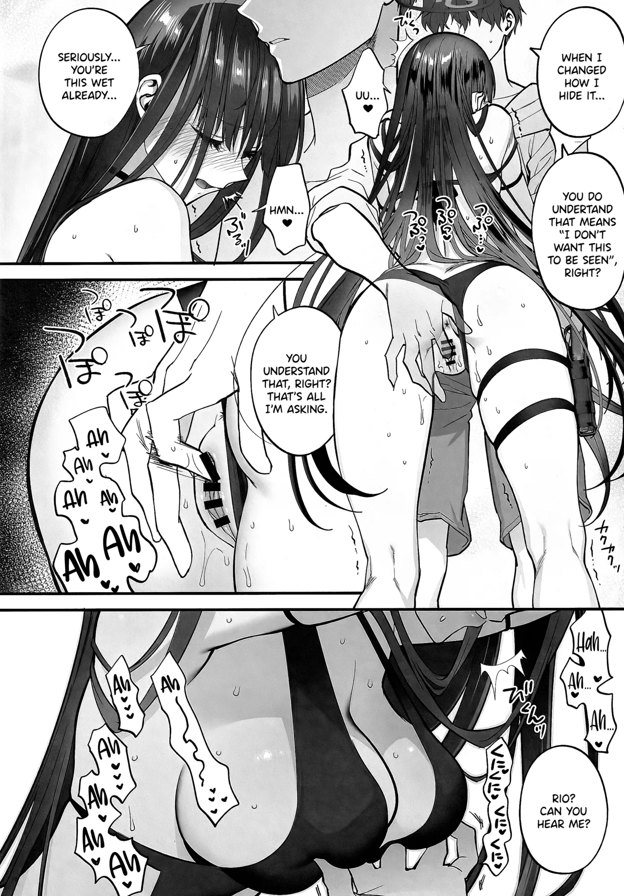 BEACHFRONT’S DREAM page 10 featuring sensei blue archive parody - big breasts swimsuit hentai manga - read online free