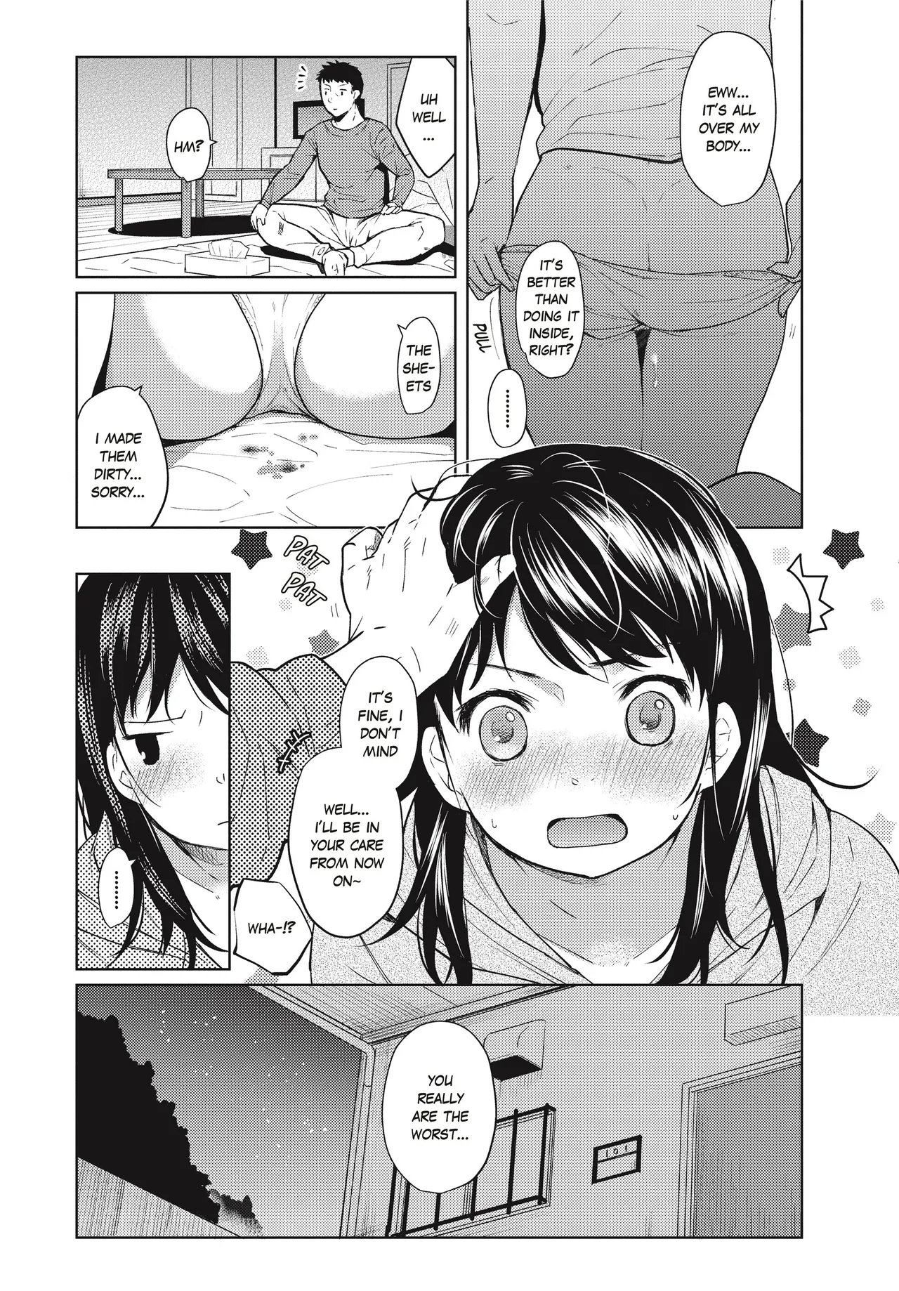 1 Room Apartment + Highschool Girl Suddenly Living Together? Close Contact!? First Sex!!? Ch.1-8 page 25 - uncensored masturbation hentai manga - read online free