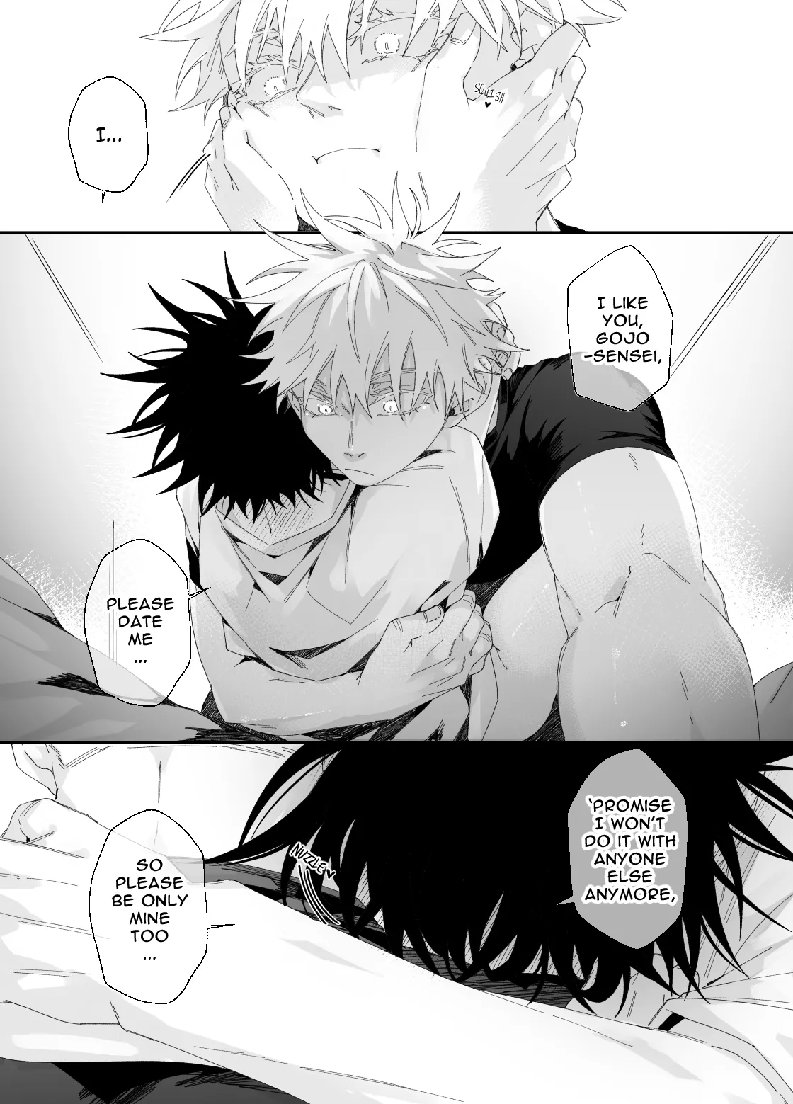 He loves me, loves me not? page 41 featuring satoru gojo jujutsu kaisen parody - spanking uncensored hentai manga - read online free