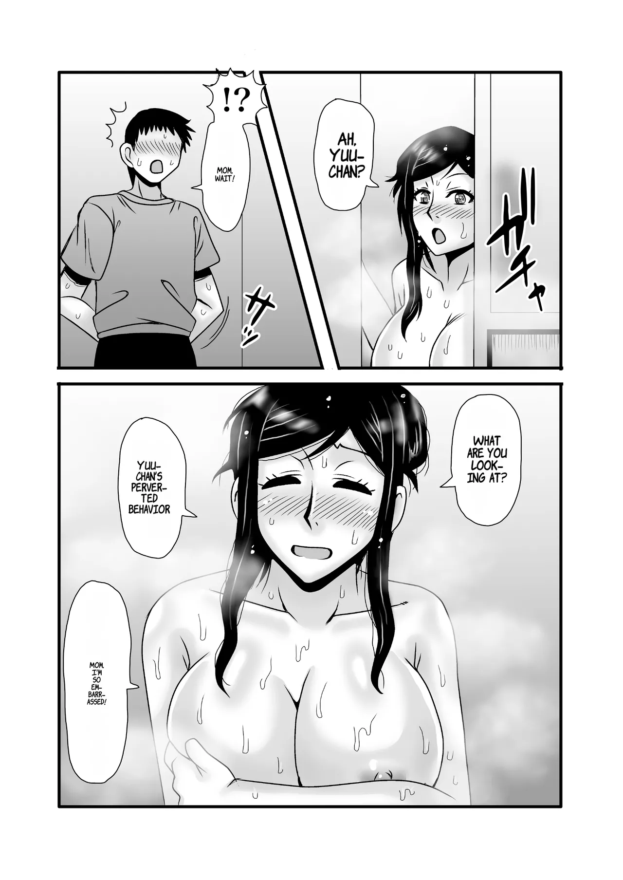 Yasashikute Kyonyuu no Okaasan ga Musuko Chinpo de Baka ni Nacchau Hanashi 1 page 21 original parody - milf big breasts hentai manga - read online free