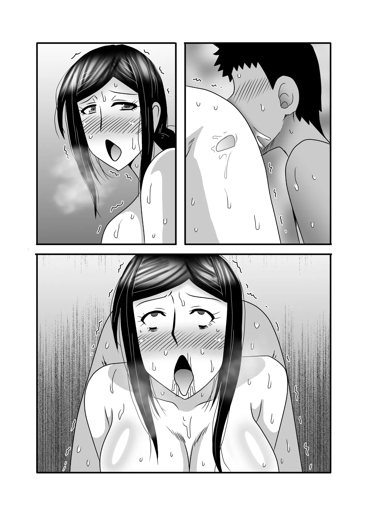 Yasashikute Kyonyuu no Okaasan ga Musuko Chinpo de Baka ni Nacchau Hanashi 3 page 107 original parody - milf big breasts hentai manga - read online free