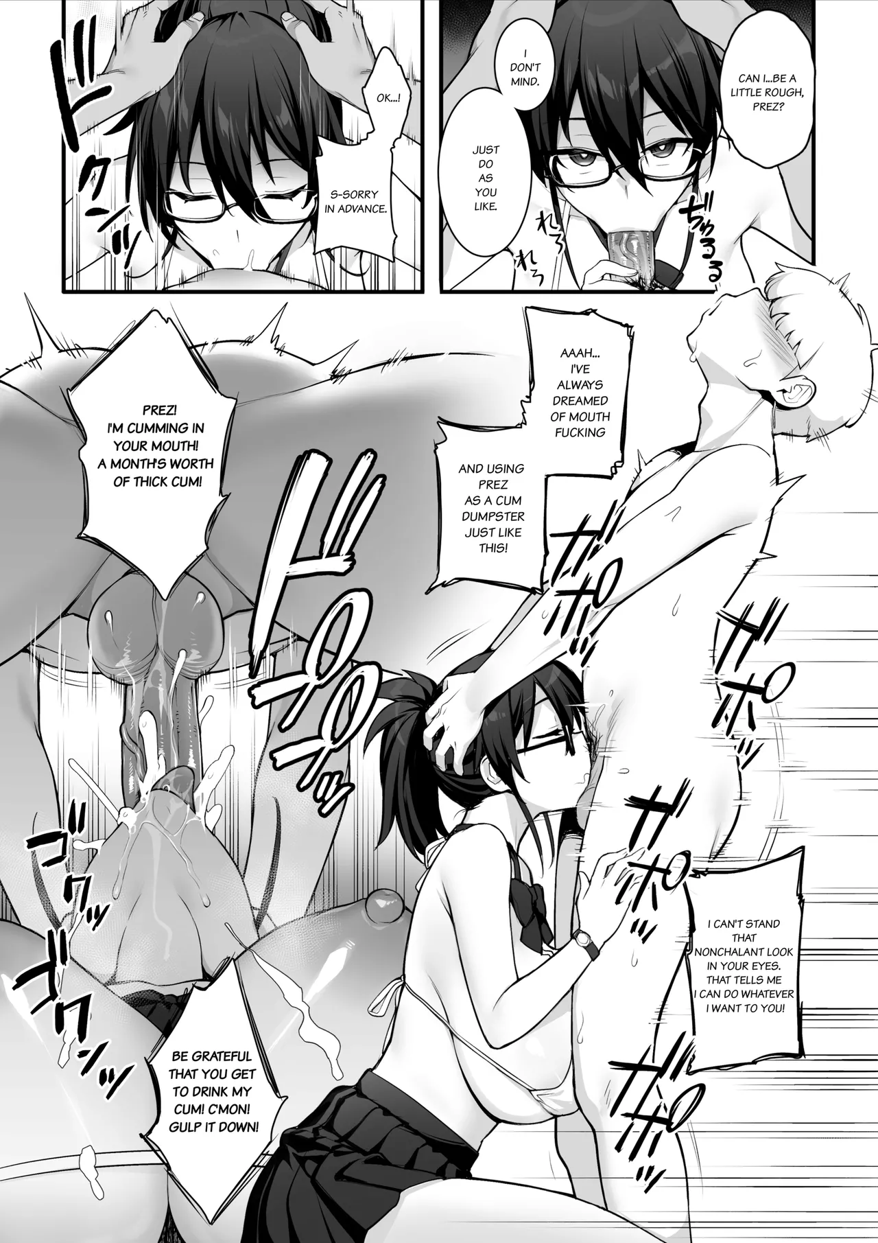 Atarashii Fuuki Iinchou ga Kyonyuu Sugiru Ken | About the New President of the Disciplinary Committee's Huge Tits page 27 original parody - big breasts group hentai manga - read online free