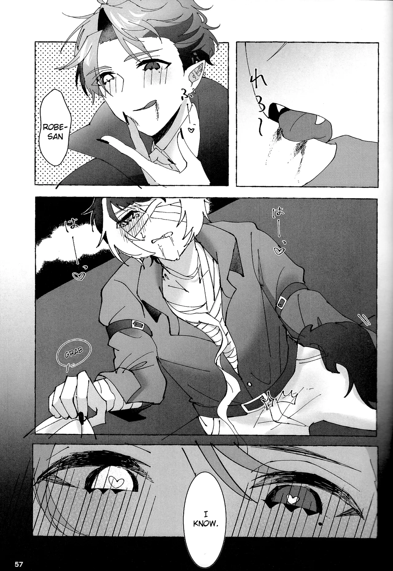 The Courtship Won't Stop! page 58 featuring kageyama shien hololive parody - vampire glasses hentai manga - read online free