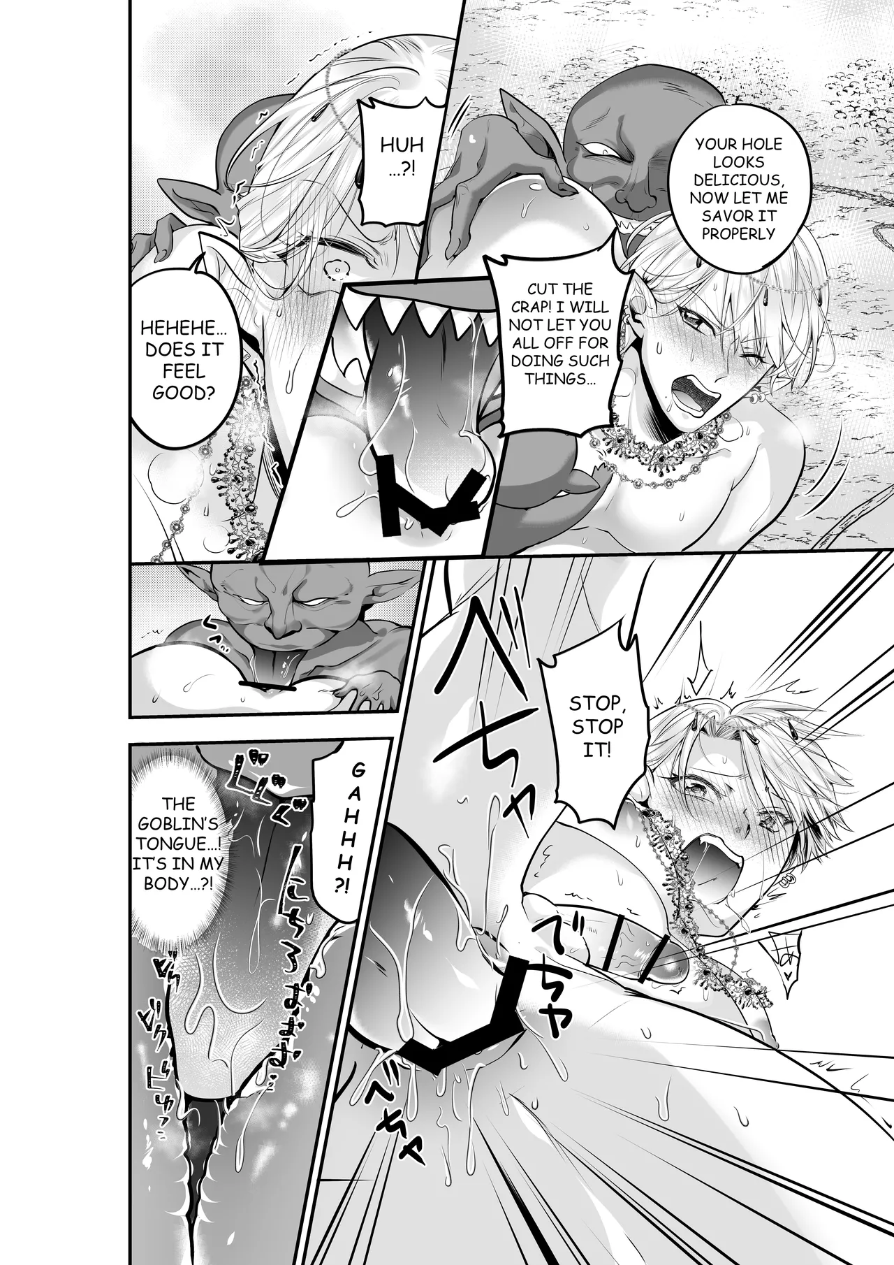 TWIN ELF BROTHERS ON VACATION TURNED BREEDING AND PREGNANT WITH GOBLINS page 9 original parody - twins elf hentai manga - read online free