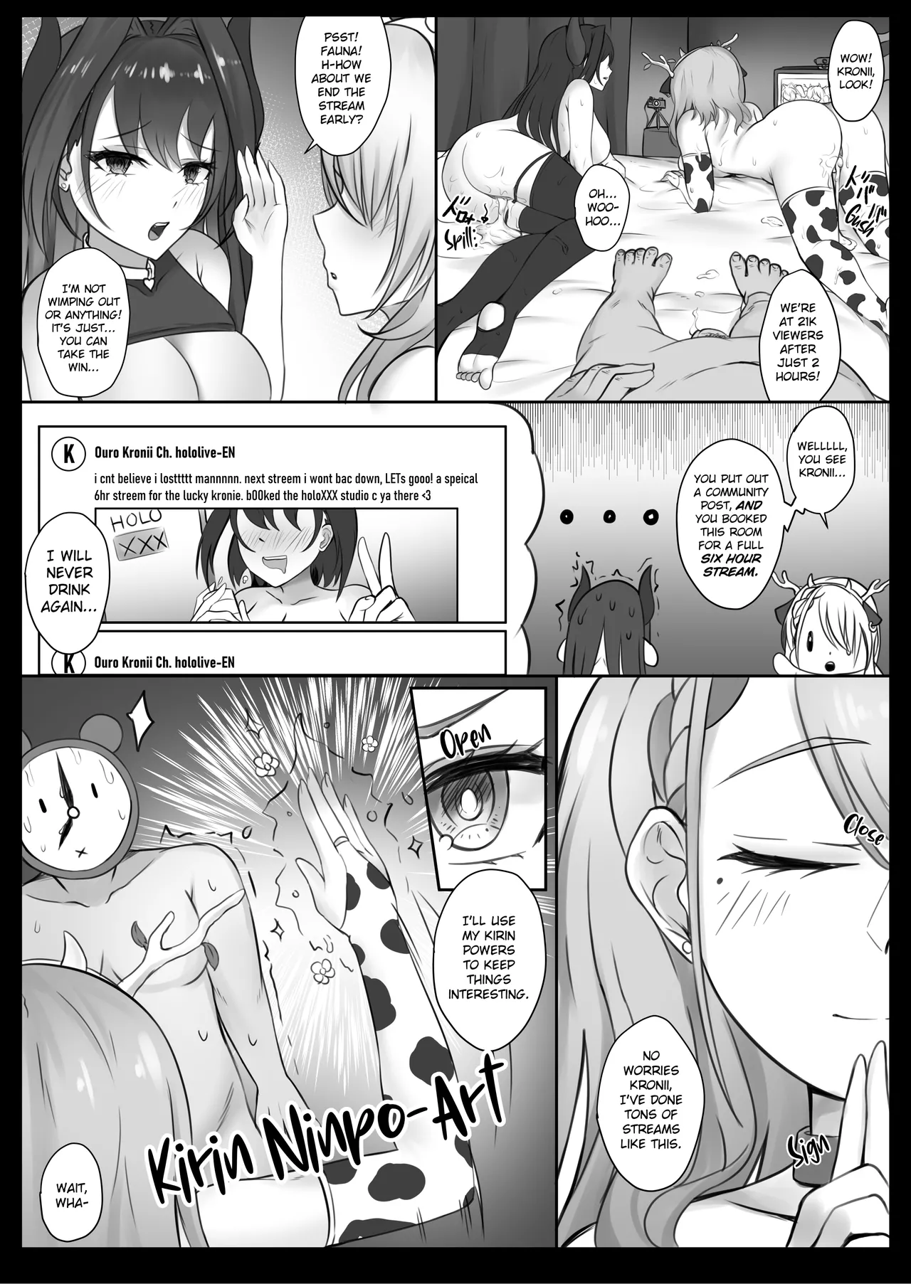 HoloXXX Time and Nature Uncensored + Animation page 26 featuring ouro kronii hololive parody - big breasts group hentai manga - read online free