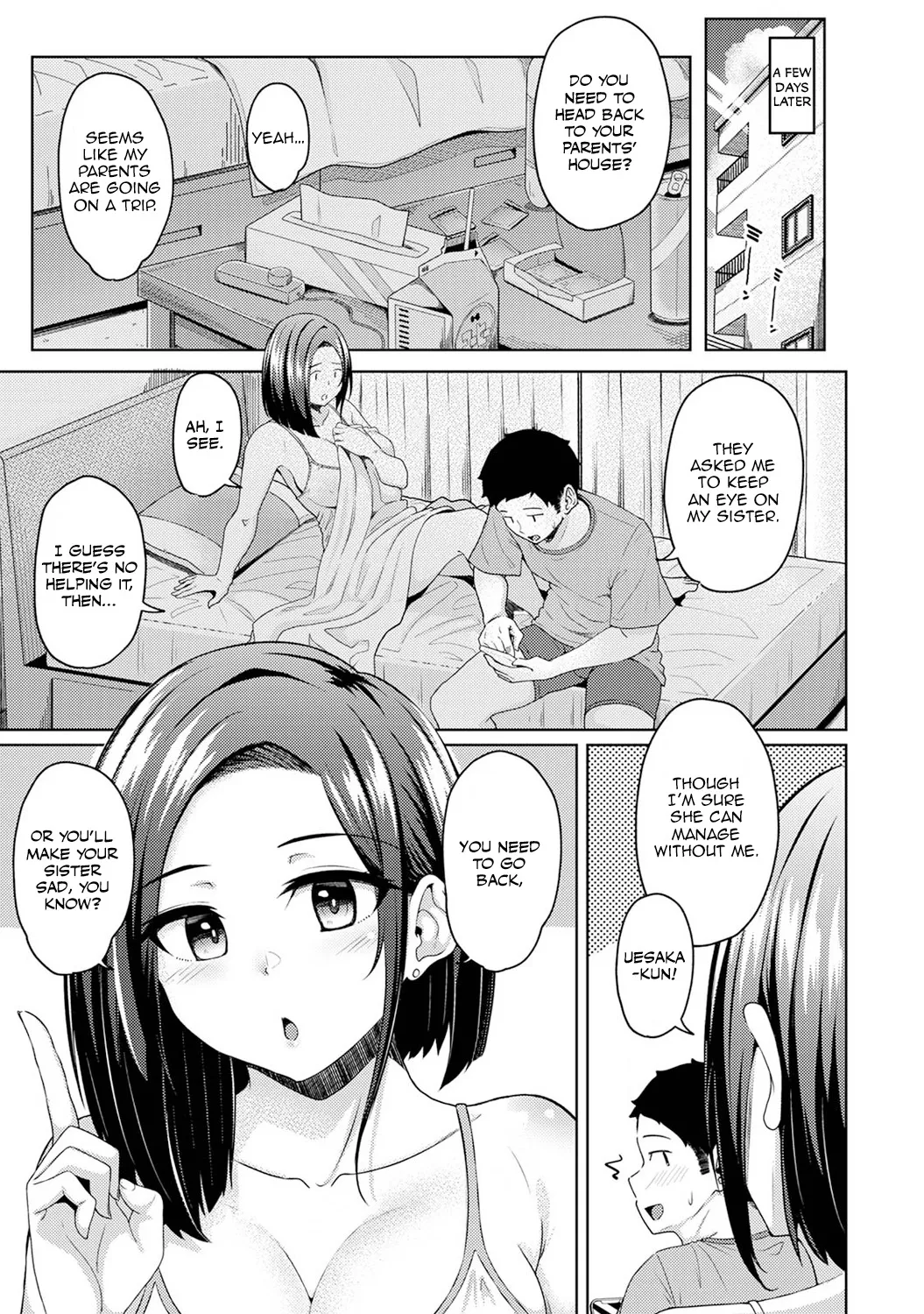 Asa Okitara Imouto ga Hadaka Apron Sugata datta node Hamete Mita | I Woke Up to my Naked Apron Sister and Tried Fucking Her Ch. 1-14 page 314 - squirting sweating hentai manga - read online free