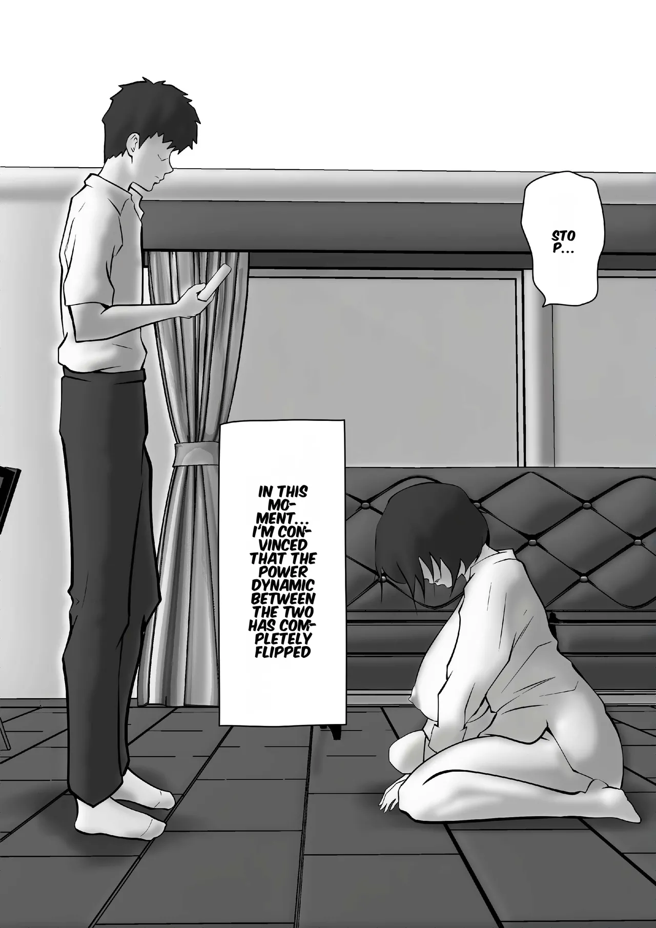 Tachiba Gyakuten ~Pawahara o Suru Gibo no Onanie ga Toreta node Shitagawaseru Koto ni Shita - Page 19