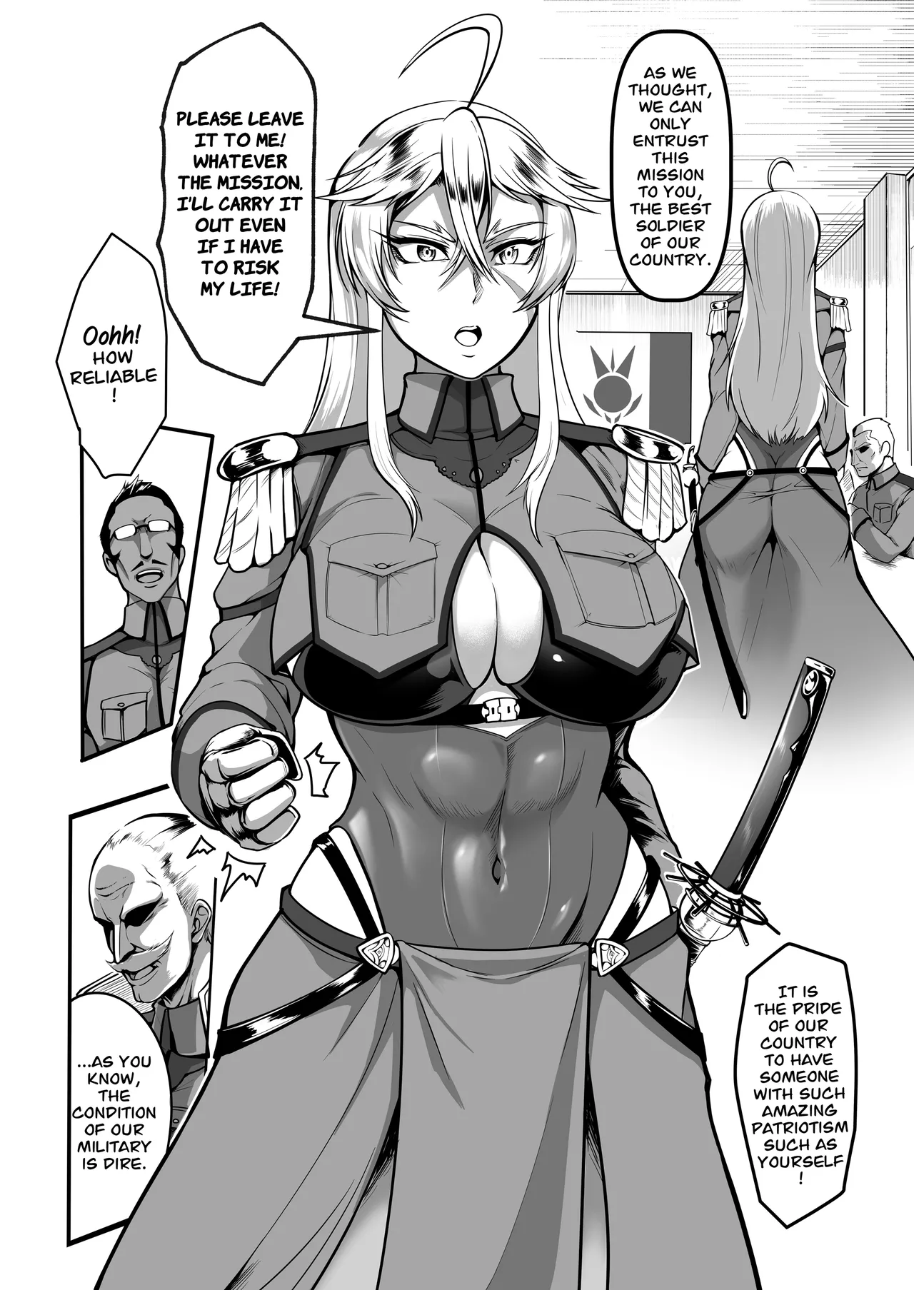 Sennyuu Ian Shoukou Inami | The Undercover Comfort Officer Inami page 13 original parody - scar big breasts hentai manga - read online free