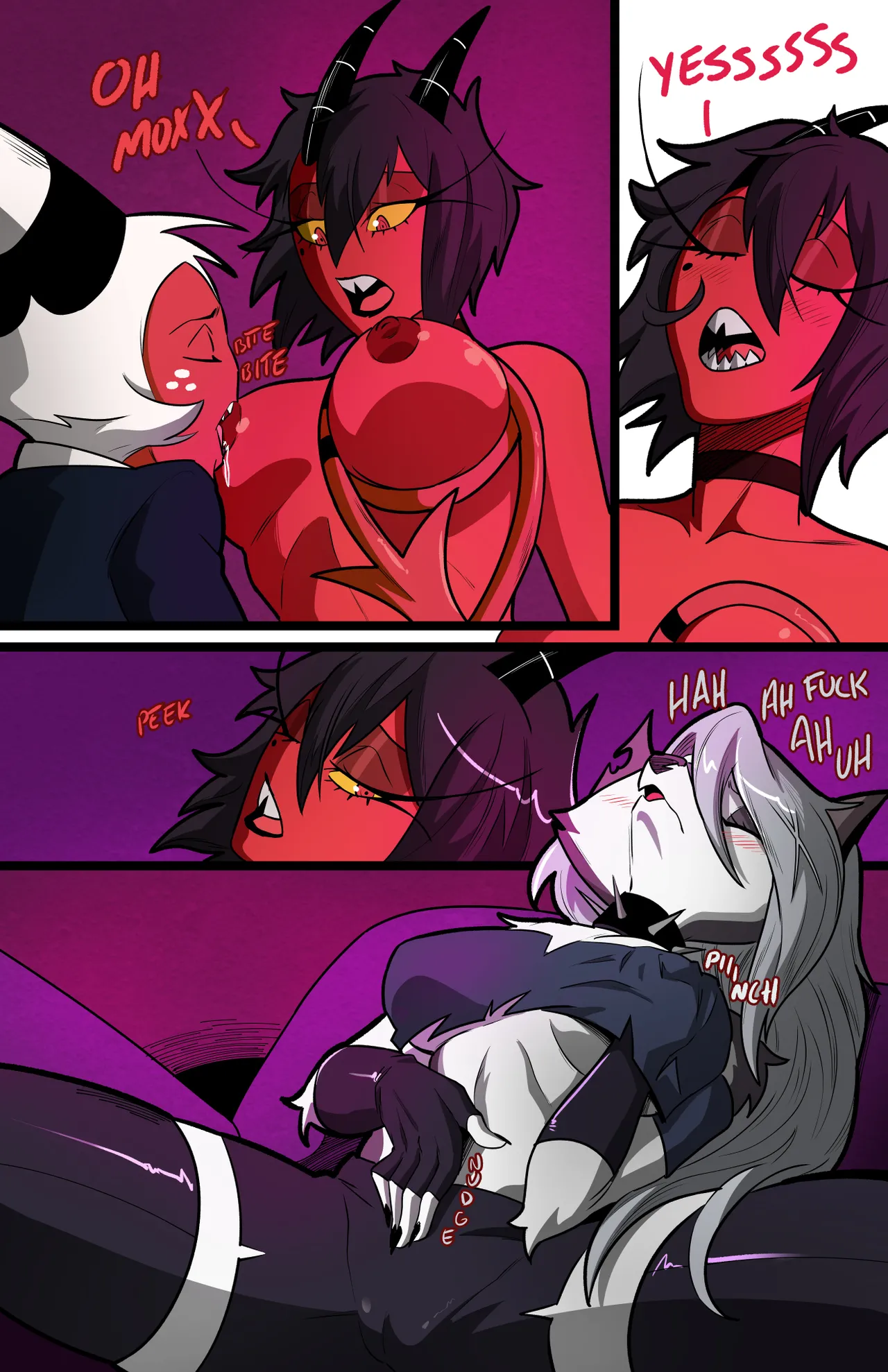 Helluva Trio page 26 helluva boss parody - comic hentai manga - read online free