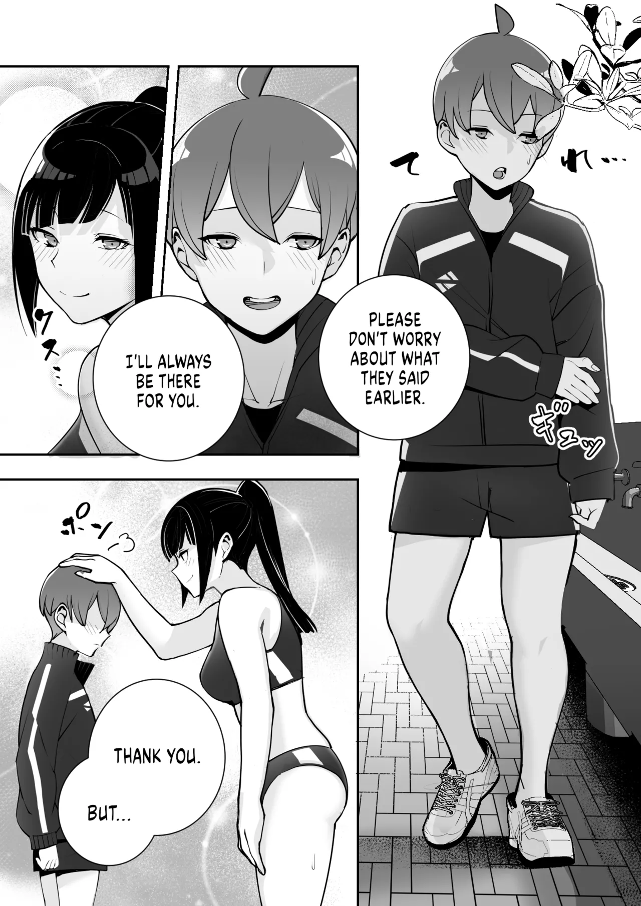 [Material Engine (Materia)] Reizoku no Kubiwa Akogare no Rikujoubu Senpai o Toraete Jibun no Konomi ni Sennou Choukyou | I Claimed my Beloved Track-and-Field Senpai and Brainwashed her into my Perfect Woman [English] page 16 original parody - leg lock big breasts hentai manga - read online free