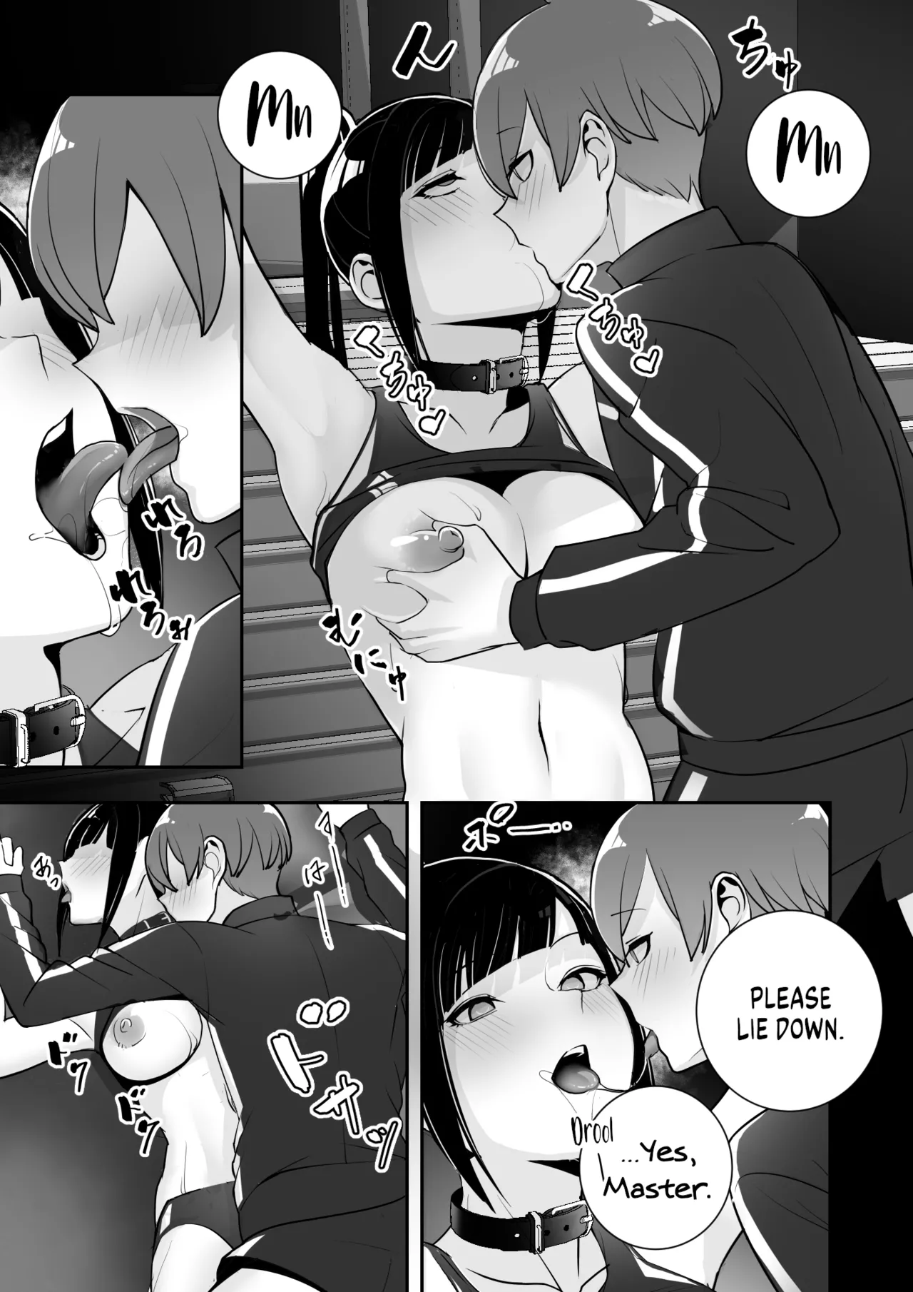 [Material Engine (Materia)] Reizoku no Kubiwa Akogare no Rikujoubu Senpai o Toraete Jibun no Konomi ni Sennou Choukyou | I Claimed my Beloved Track-and-Field Senpai and Brainwashed her into my Perfect Woman [English] page 26 original parody - leg lock big breasts hentai manga - read online free