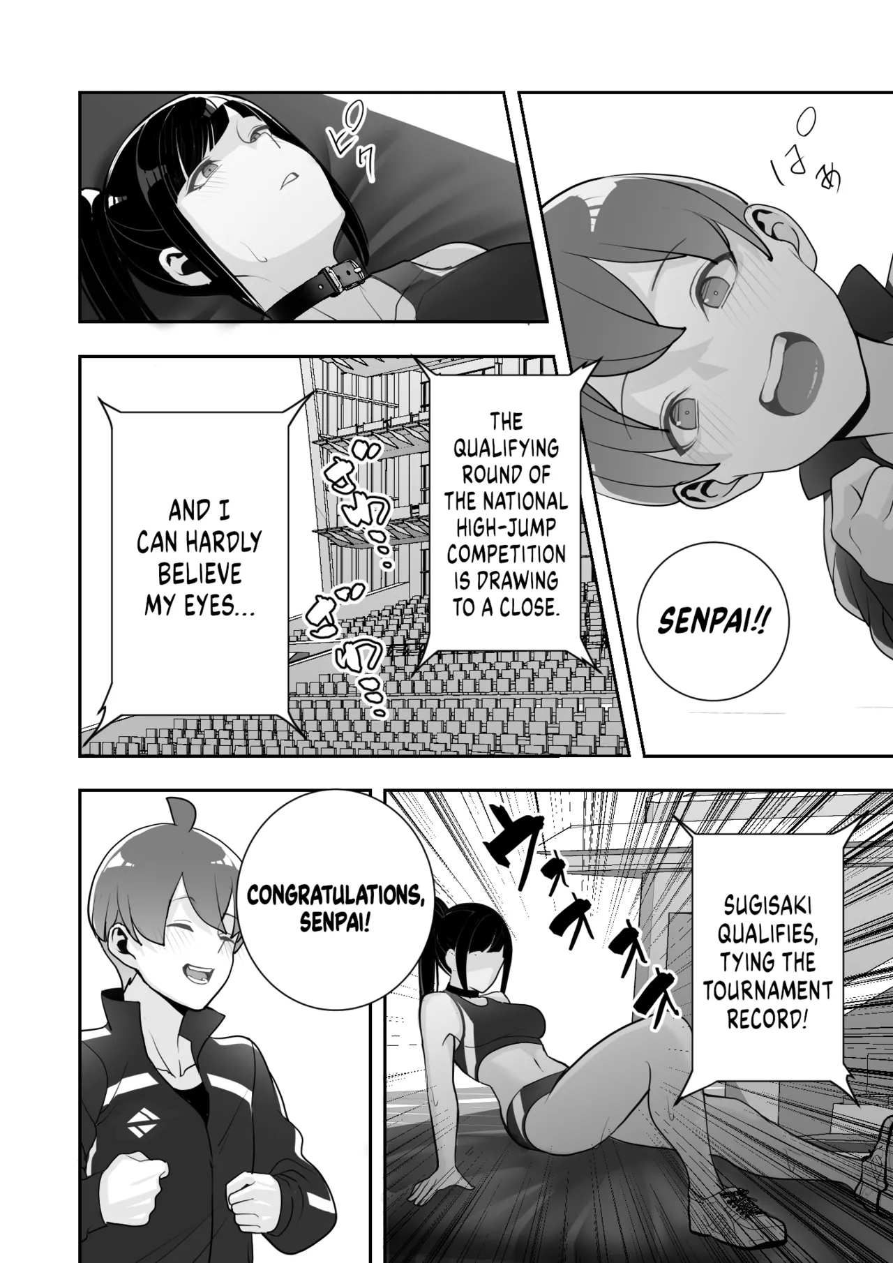 [Material Engine (Materia)] Reizoku no Kubiwa Akogare no Rikujoubu Senpai o Toraete Jibun no Konomi ni Sennou Choukyou | I Claimed my Beloved Track-and-Field Senpai and Brainwashed her into my Perfect Woman [English] page 51 original parody - leg lock big breasts hentai manga - read online free