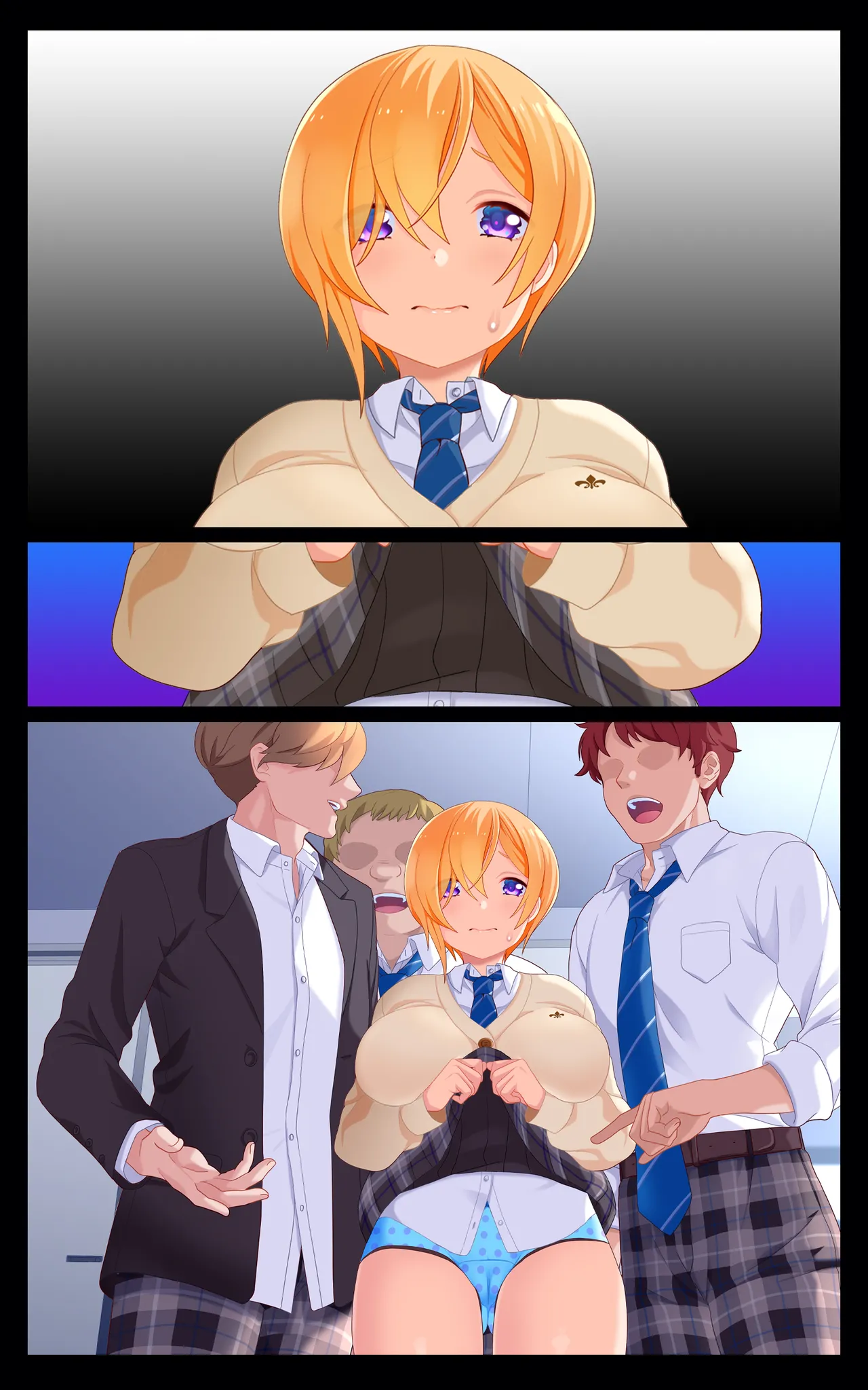 Minatoto kun wa Kotowarenai!2 Onna ni natta InCha no Boku wa Tsugou no ii Minna no Niku Onaho page 25 original parody - schoolgirl uniform urination hentai manga - read online free