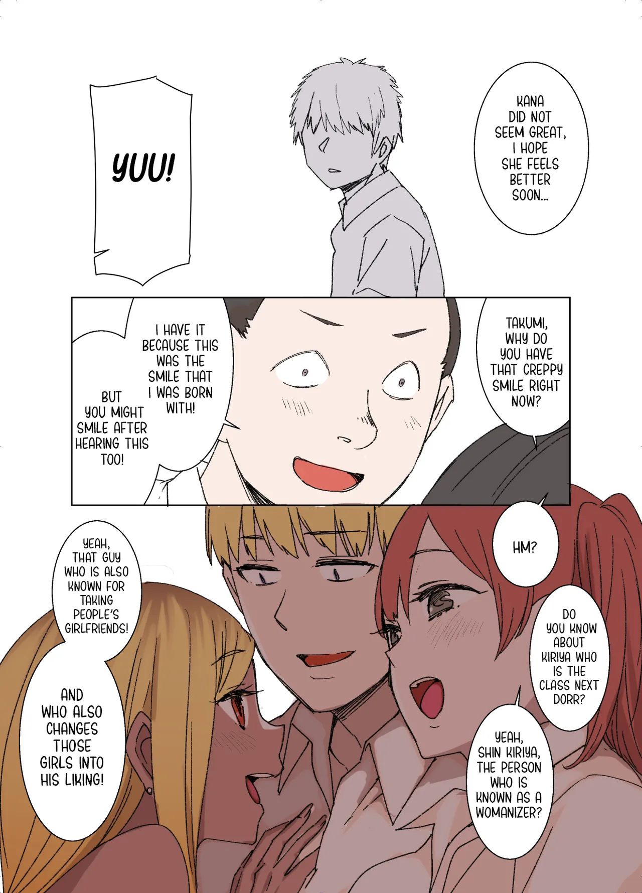 100-nichigo ni Netorareru Kanojo |  The Girlfriend Who Was Cucked After 100 Days page 28 original parody - piercing unusual pupils hentai manga - read online free