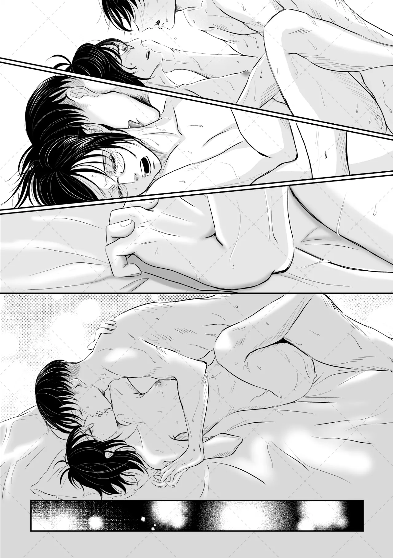 オレがメガネで メガネがオレで page 34 featuring levi ackerman shingeki no kyojin parody - glasses sole female hentai manga - read online free