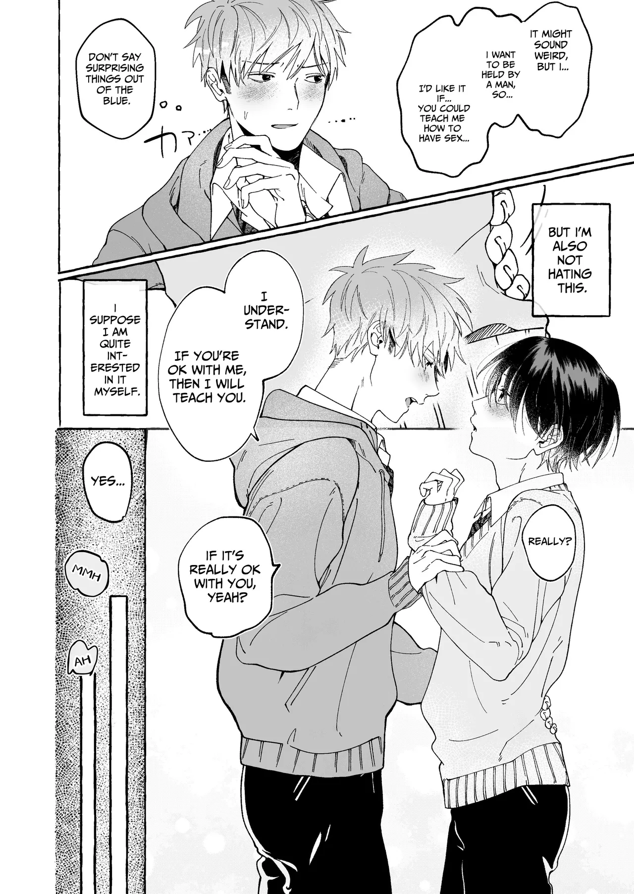 Tatoeba dakedo Ore no koto mo Idakeru? | For example, could you make love to me too? page 18 original parody - schoolboy uniform condom hentai manga - read online free