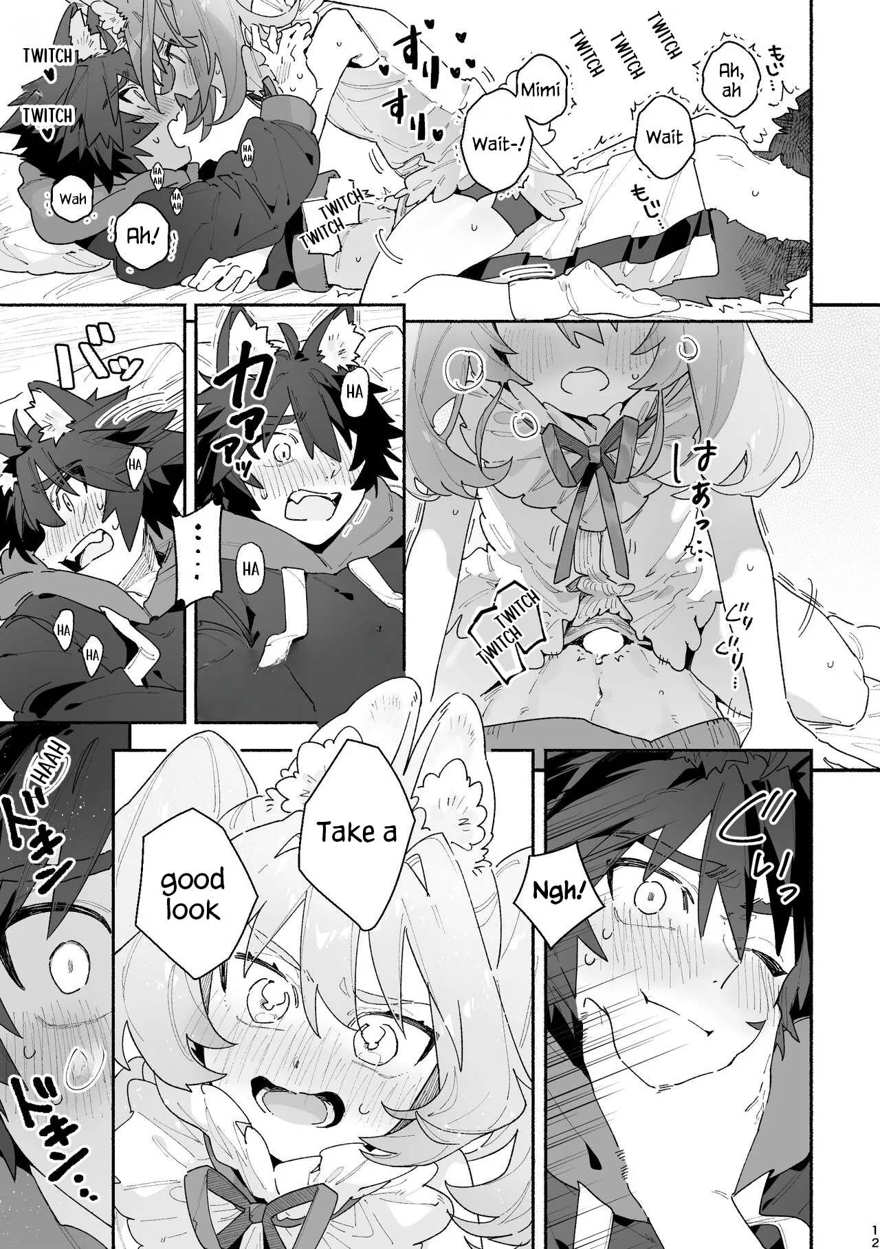 Boy For Bottom: Bunny Girl x Wolf Boy page 10 original parody - wolf boy full censorship hentai manga - read online free