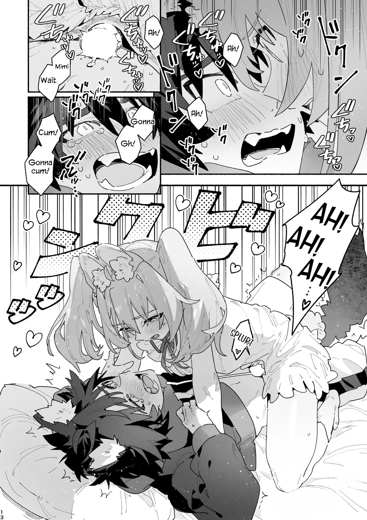 Boy For Bottom: Bunny Girl x Wolf Boy page 11 original parody - wolf boy full censorship hentai manga - read online free