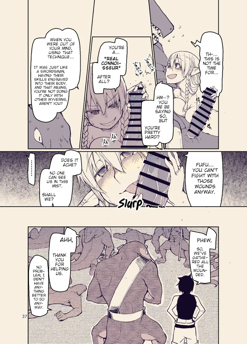 Dosukebe Elf no Ishukan Nikki 12 page 36 original parody - elf monster hentai manga - read online free