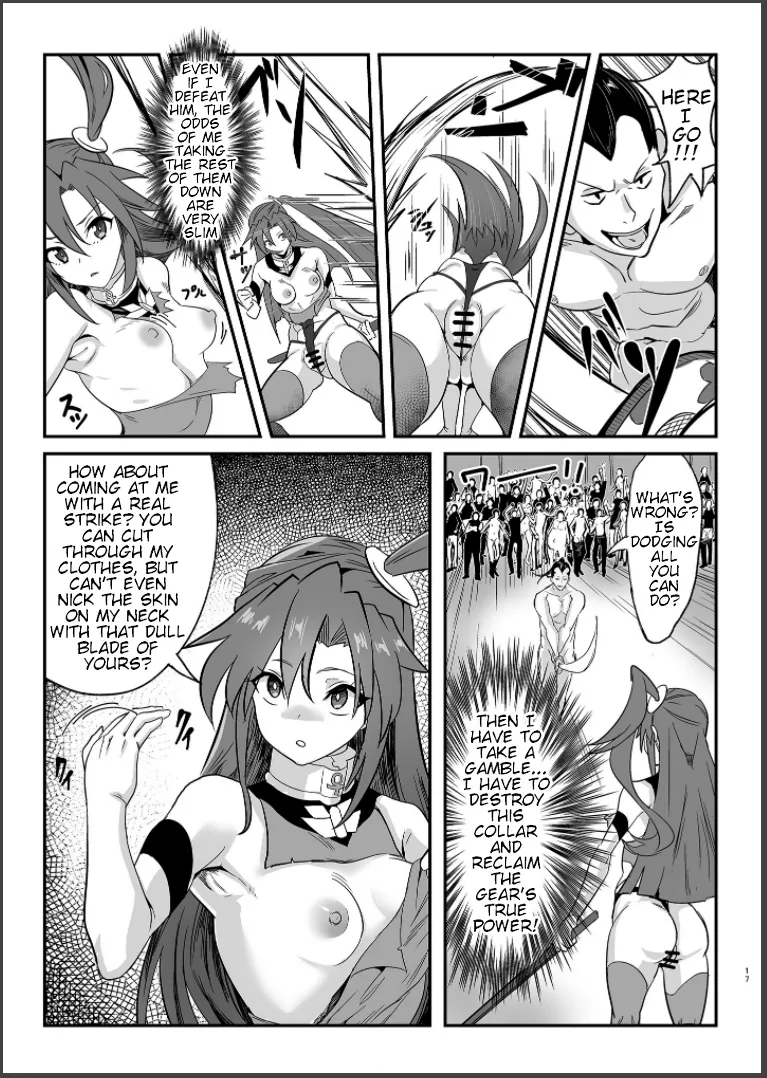 Sousha VS Takadaka 3-sen | The Adapters VS A Mere 3000 page 16 featuring tsubasa kazanari senki zesshou symphogear parody - humiliation group hentai manga - read online free