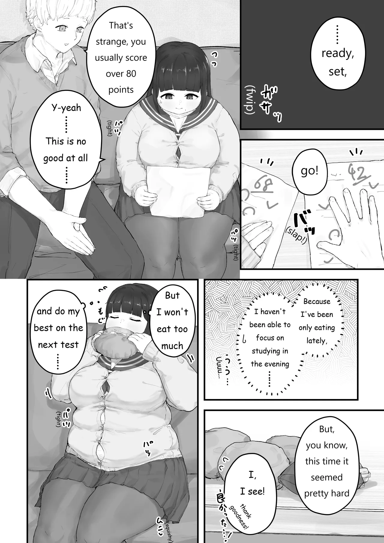 Aoba's Weight Gain page 16 original parody - bbw weight gain hentai manga - read online free