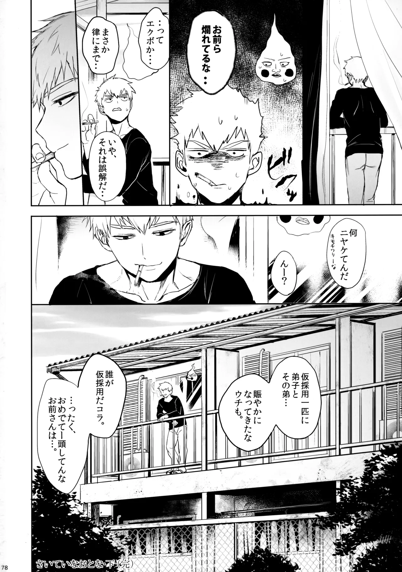 Saitei na Otona Ge page 77 featuring ritsu kageyama mob psycho 100 parody - anal brother hentai manga - read online free