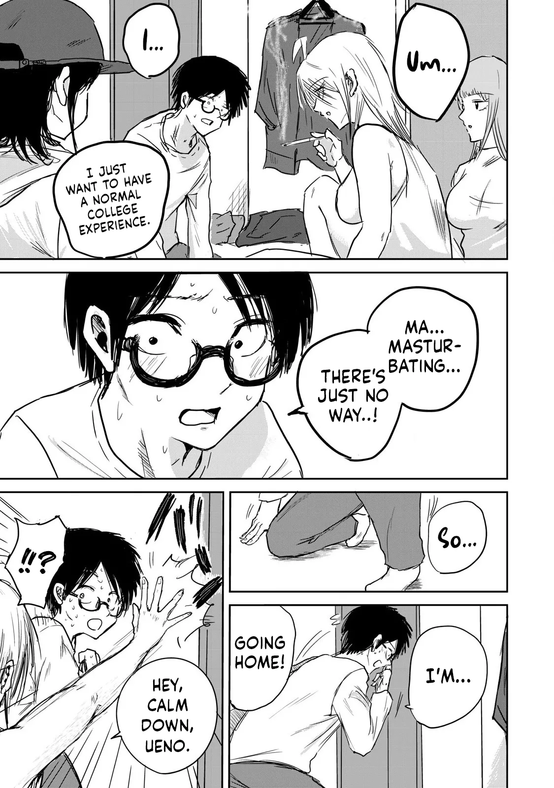 Ueno-kun Has Been Developed Chapter 1 page 38 - group glasses hentai manga - read online free