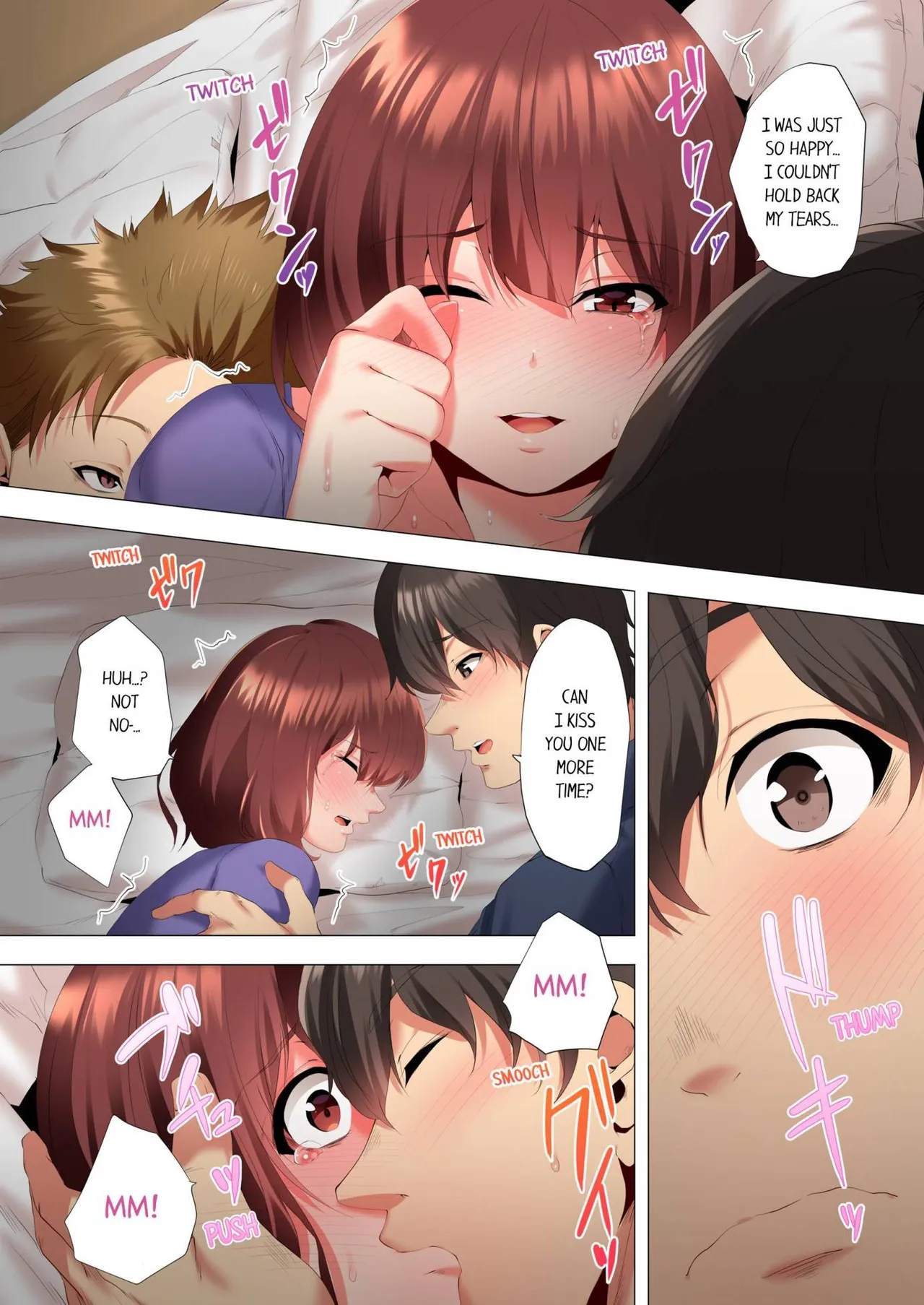 [Kanitomato] Futari de Watashi o Ikasenaide...! ~Kurayami, Majiwaru Kyoudai Futon~ 1-2 | My 2 Step-Brothers are Ganging Up on Me! 1-2 [English] [Decensored] page 24 - inseki kissing hentai manga - read online free