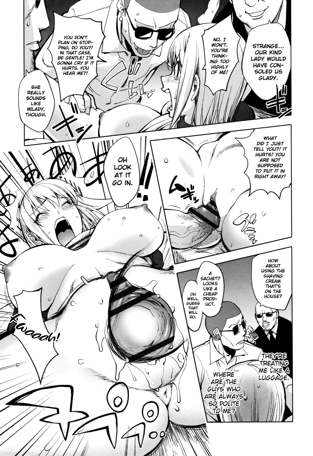 The Adventures of Suicide Man, The Woman Who Never Misses, and Hime-Chan page 268 - business suit big breasts hentai manga - read online free