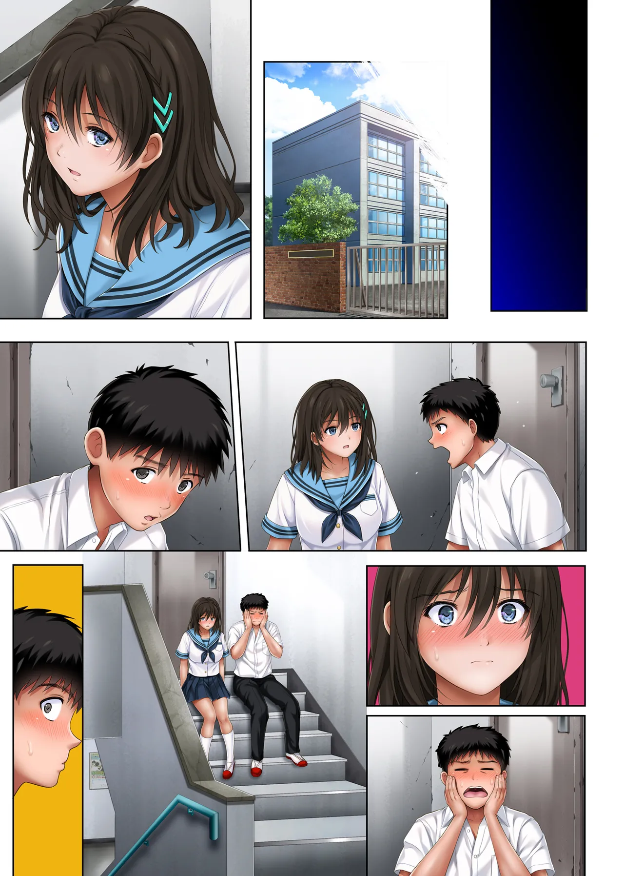 ユメカ ウツツカ page 156 original parody - glasses schoolgirl uniform hentai manga - read online free