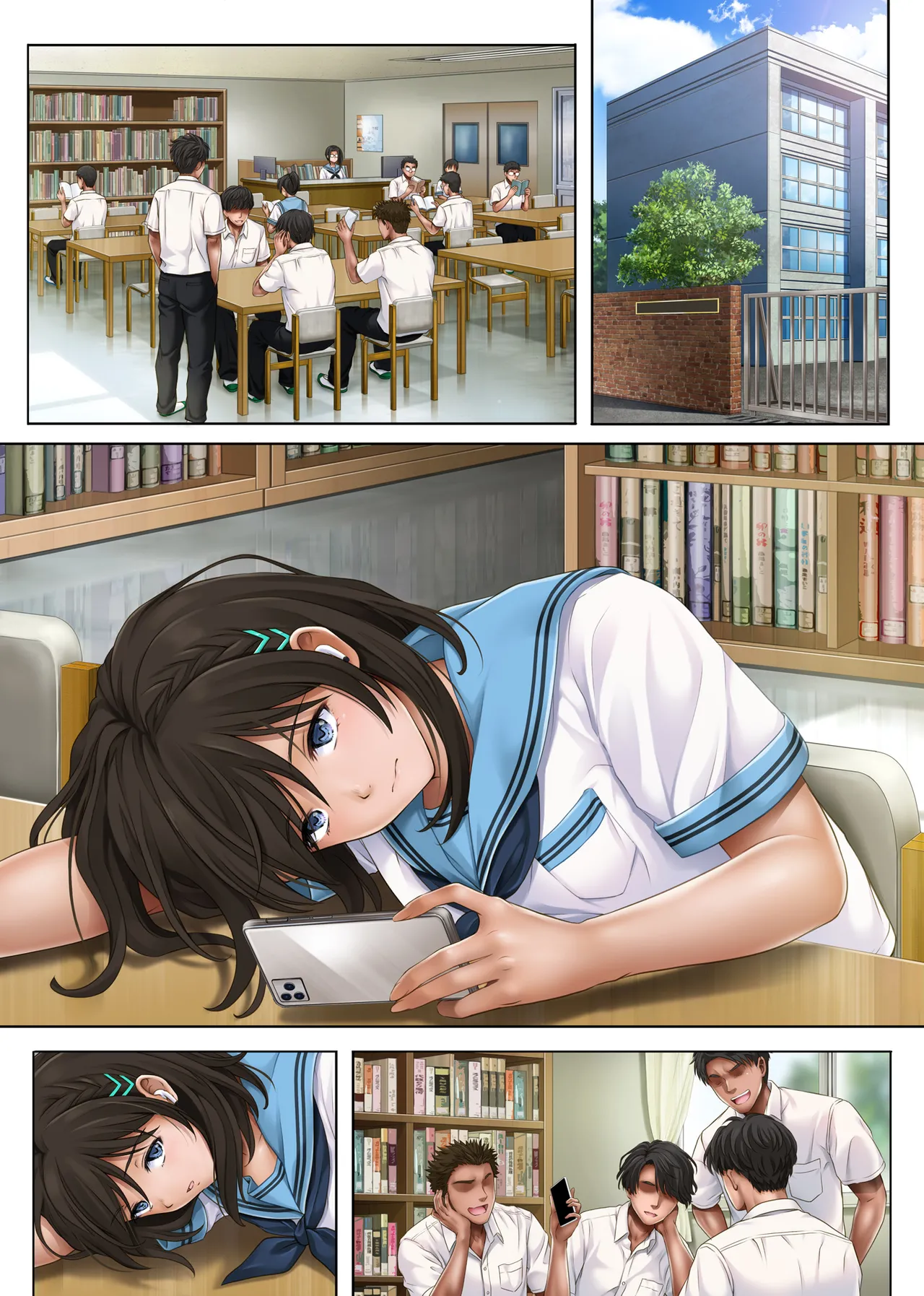 ユメカ ウツツカ page 90 original parody - glasses schoolgirl uniform hentai manga - read online free