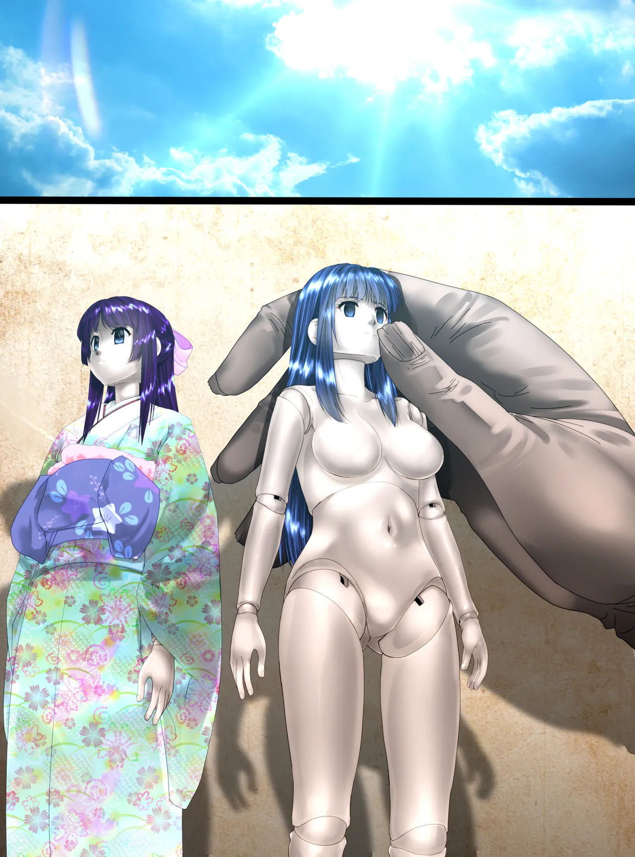 最強の妖怪討伐士、まさかの弱妖怪に敗北!人形にされて売られるなんて!【前編】 shinenkan page 44 original parody - transformation doll joints hentai manga - read online free