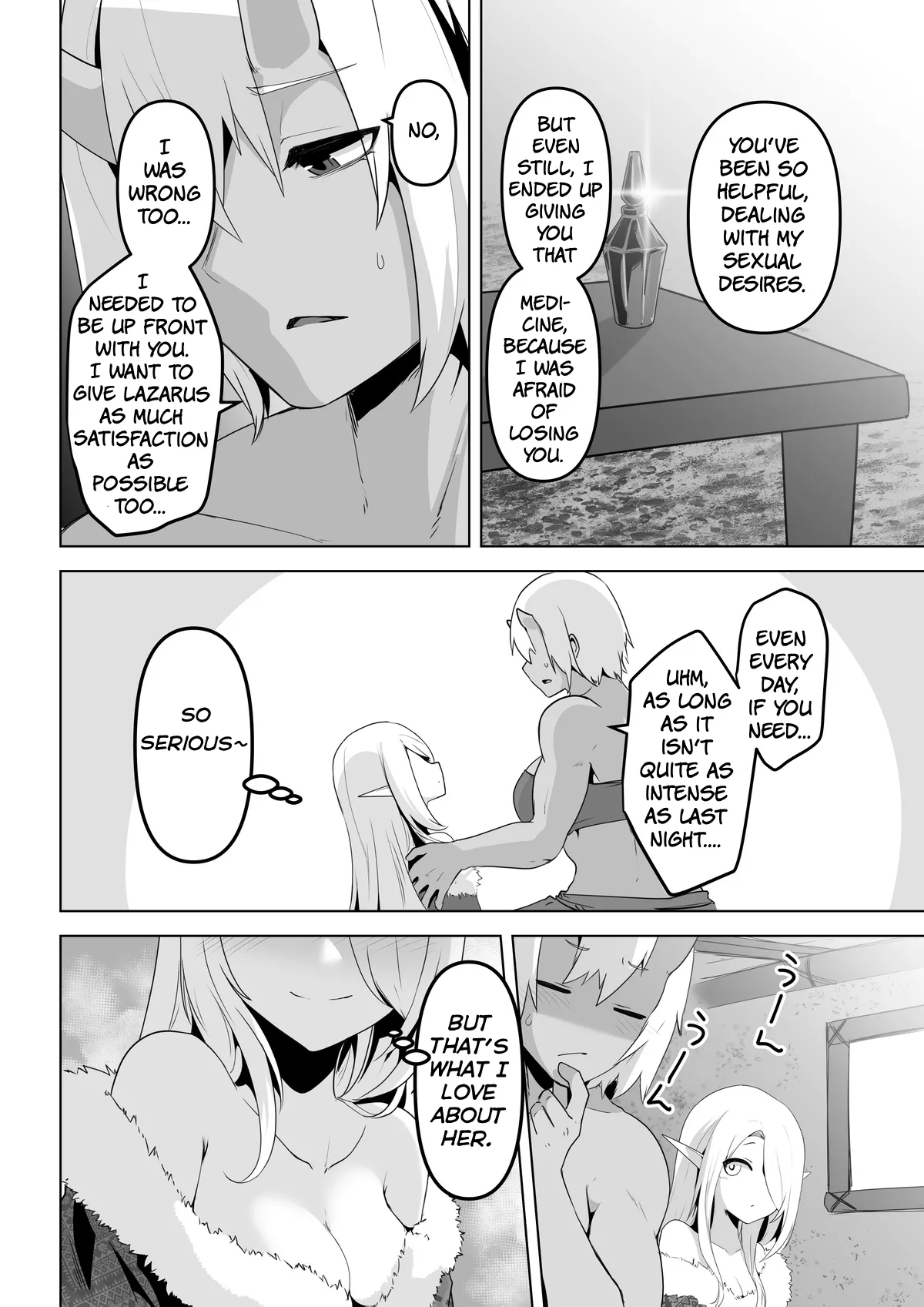 Seiyoku Tsuyo Tsuyo Elf wa Muriyari Okashite Hoshii page 58 original parody - futanari elf hentai manga - read online free