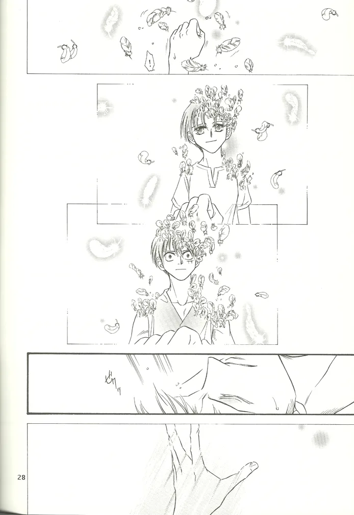 Nichijou Zatsuji page 27 featuring monkey d. luffy one piece parody - males only yaoi hentai manga - read online free