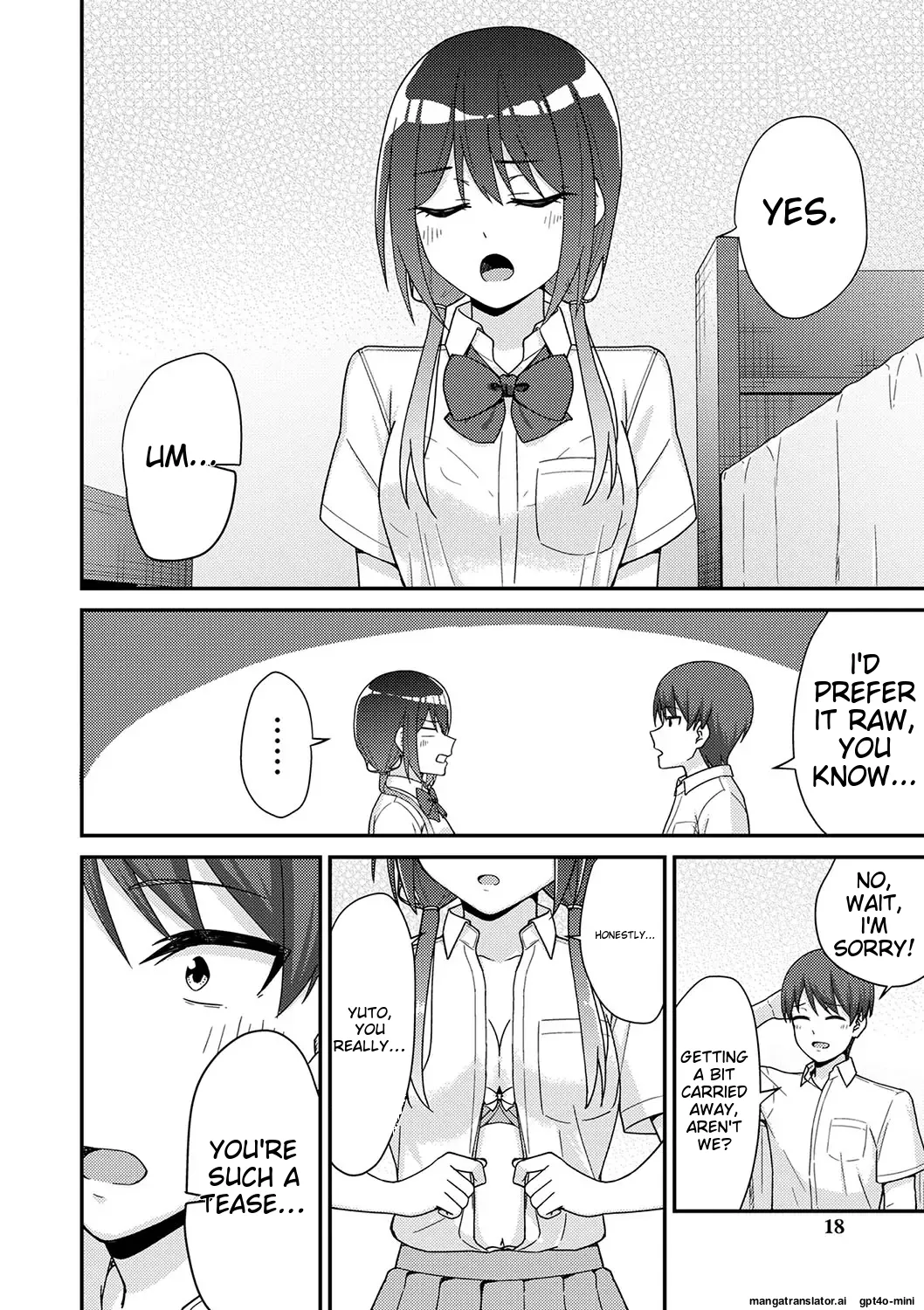Seifuku Pure Fuck Ch. 1-3 page 19 - schoolgirl uniform condom hentai manga - read online free