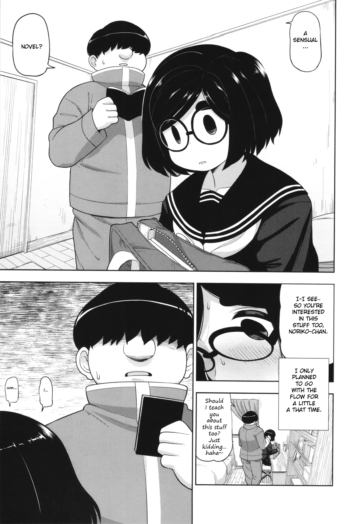 Kinjo no Jimi na JC ni Otona no Asobi o Oshiete mita Hanashi | A Story About Teaching an Ordinary Local Junior High School Girl How Adults Have Fun page 15 original parody - bbw glasses hentai manga - read online free