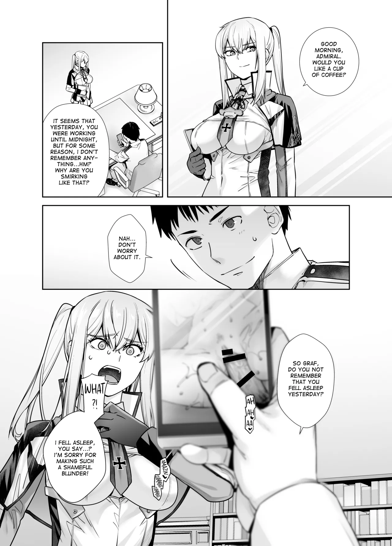 Joseiki no Kensa ga Ninmu ni Dou Eikyou ga Aru no ka... page 24 featuring teitoku kantai collection parody - military mind control hentai manga - read online free