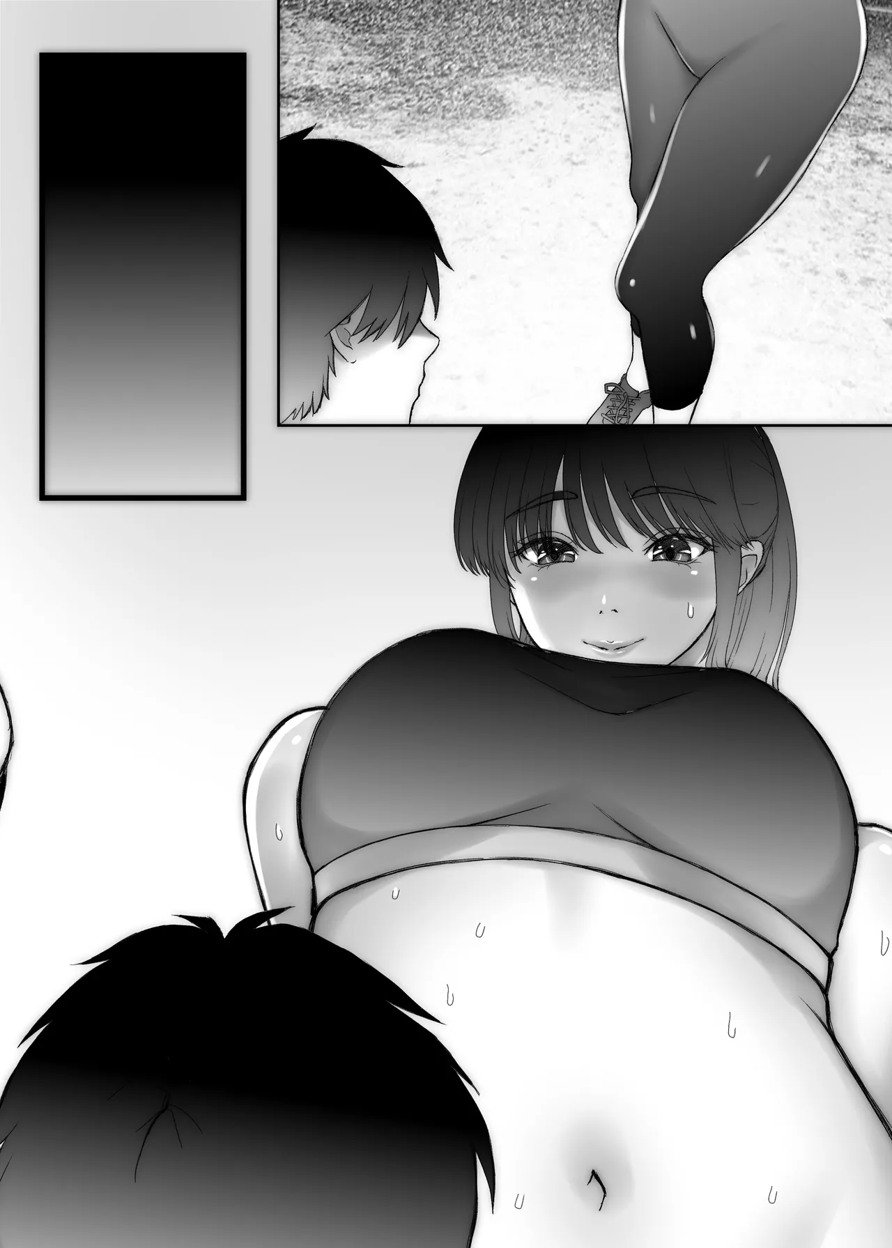 [Sonna no ato no Matsuri janai desuka (Morino.)] Nagisa-san wa Itsumo Muramura, Hajime-kun wa Shikorenai. page 46 original parody - mmf threesome group hentai manga - read online free
