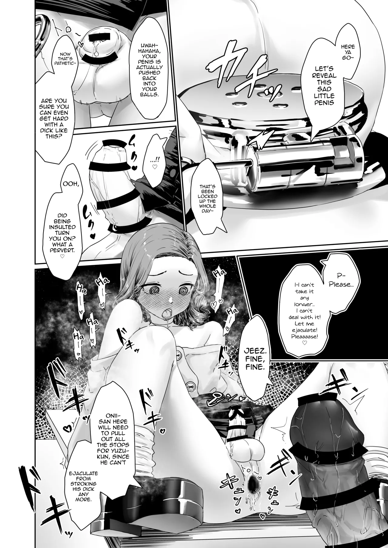 Hentai Otokonoko no Dokidoki Campus Life - Hentai Otokonoko in the Campus page 19 original parody - chastity belt nakadashi hentai manga - read online free