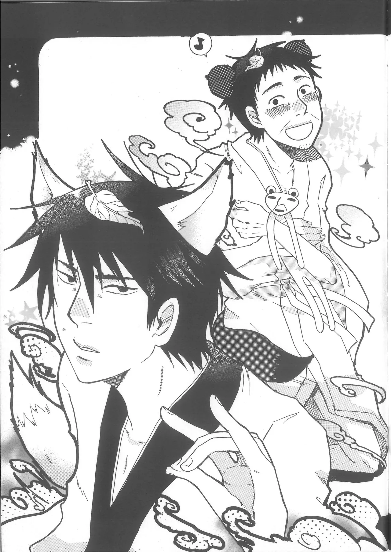 Ren Ren page 41 featuring bashou matsuo gag manga biyori parody - males only yaoi hentai manga - read online free